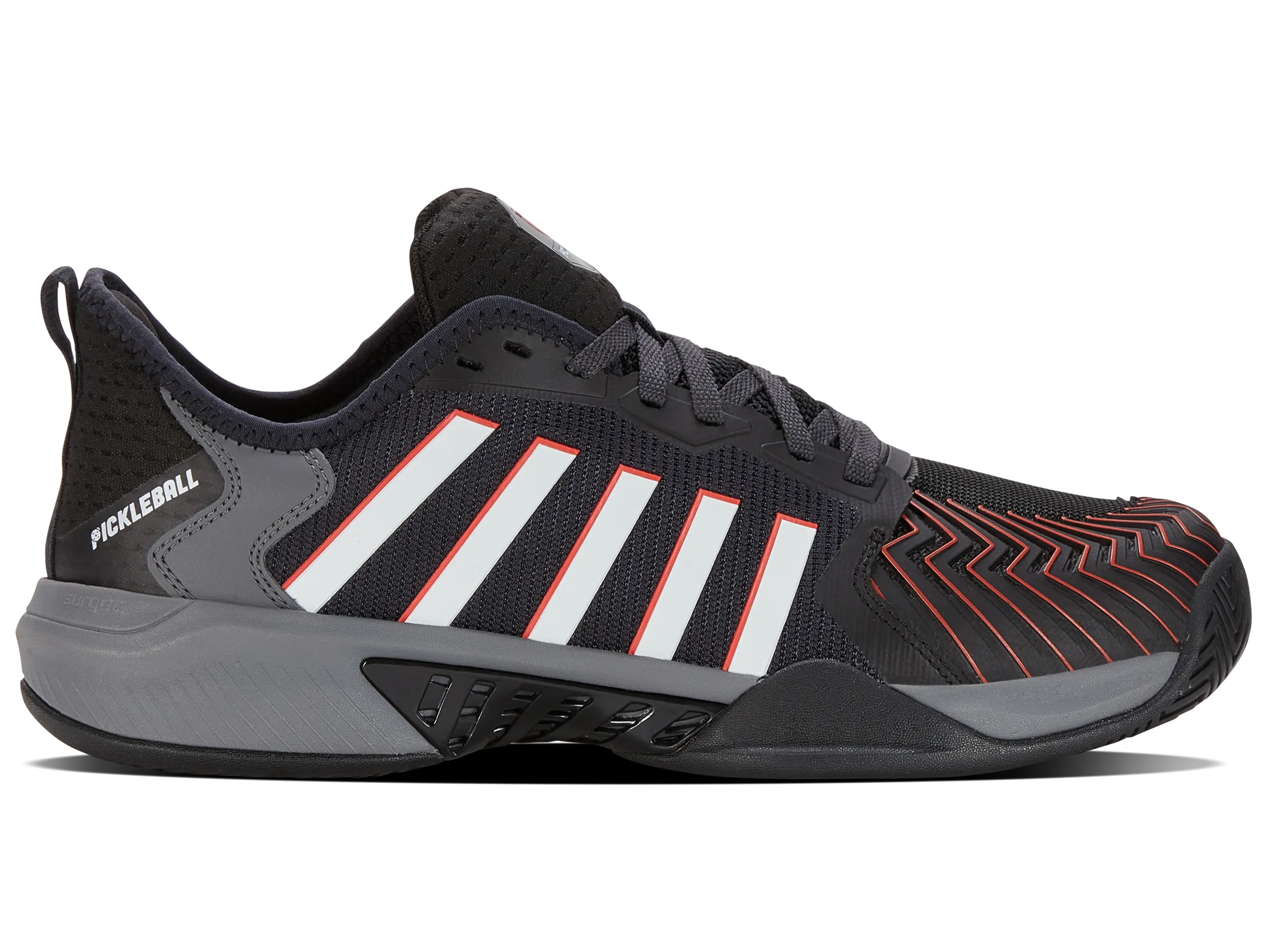 07916-073-M | PICKLEBALL SUPREME | JET BLACK/STEEL GRAY/SPICY ORANGE