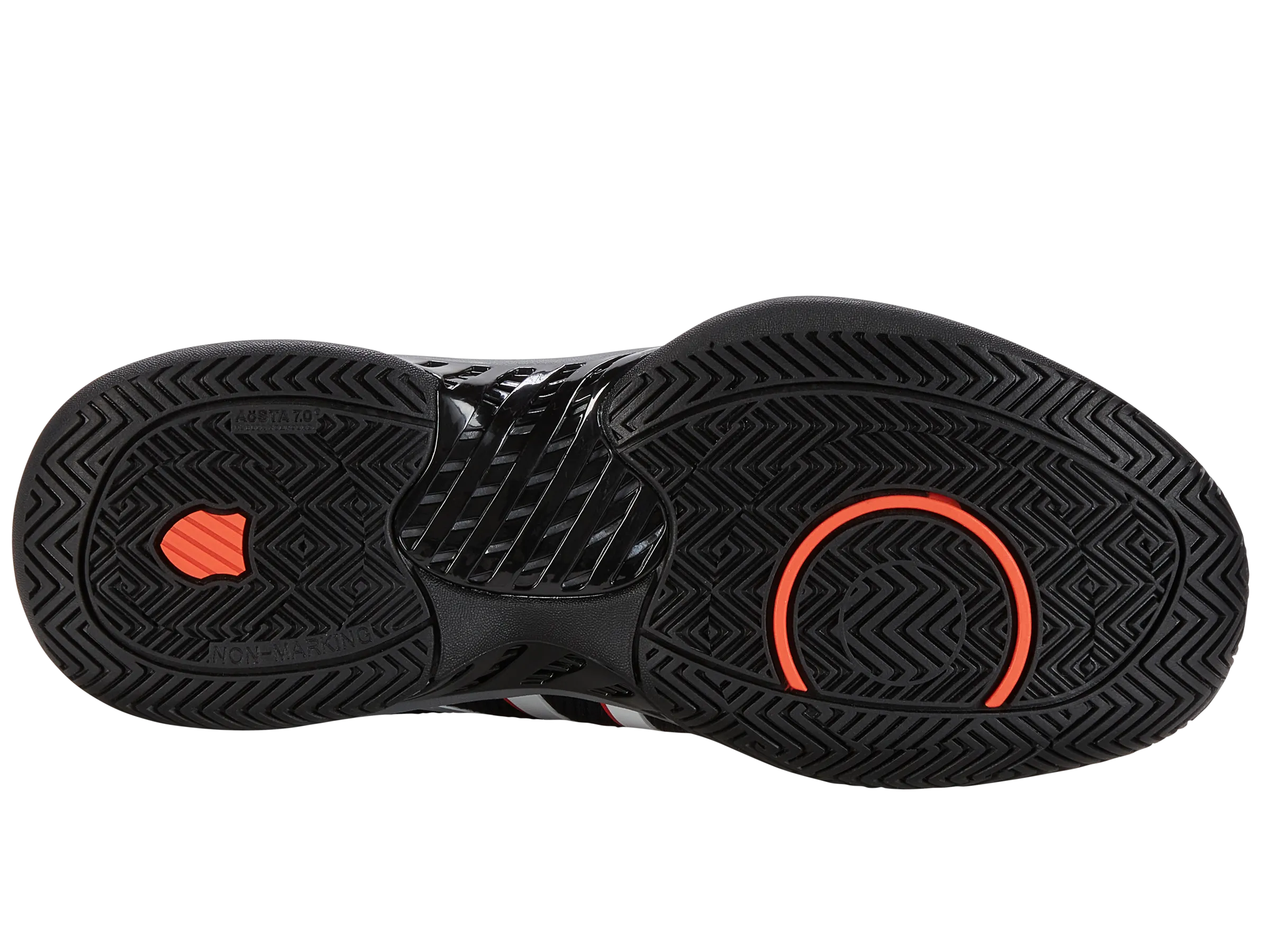 07916-073-M | PICKLEBALL SUPREME | JET BLACK/STEEL GRAY/SPICY ORANGE