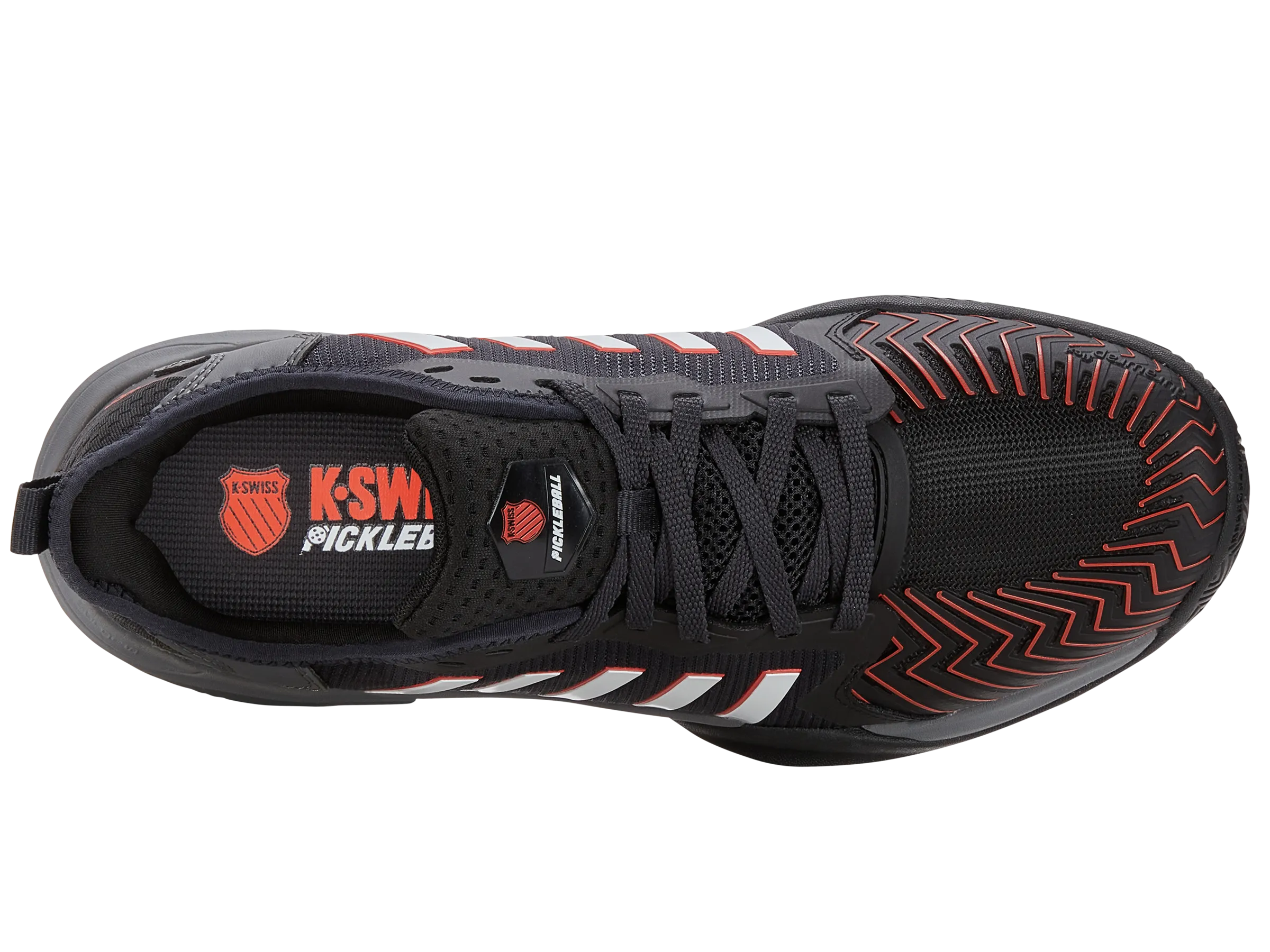 07916-073-M | PICKLEBALL SUPREME | JET BLACK/STEEL GRAY/SPICY ORANGE