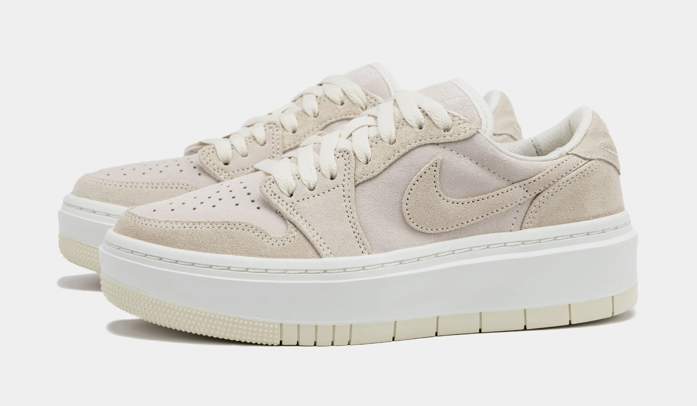 Air Jordan 1 Elevate Low Womens Lifestyle Shoes (Brown/Beige)