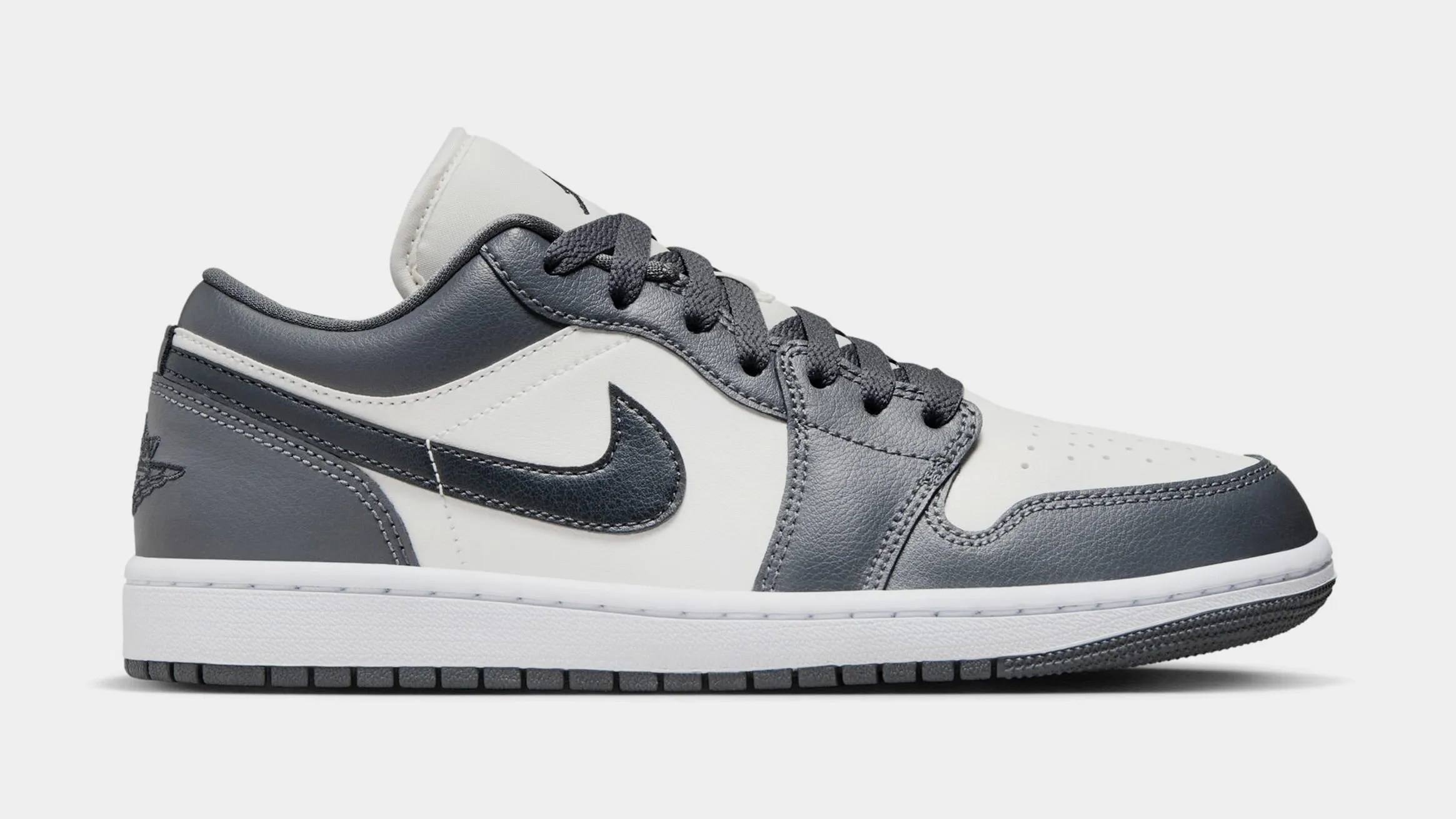 Air Jordan 1 Low Womens Lifestyle Shoes (Sail/Dark Grey/White/Off Noir)