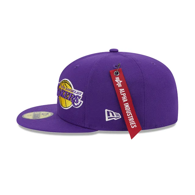 Alpha Industries X NBA Los Angeles Lakers 59FIFTY Cerrada