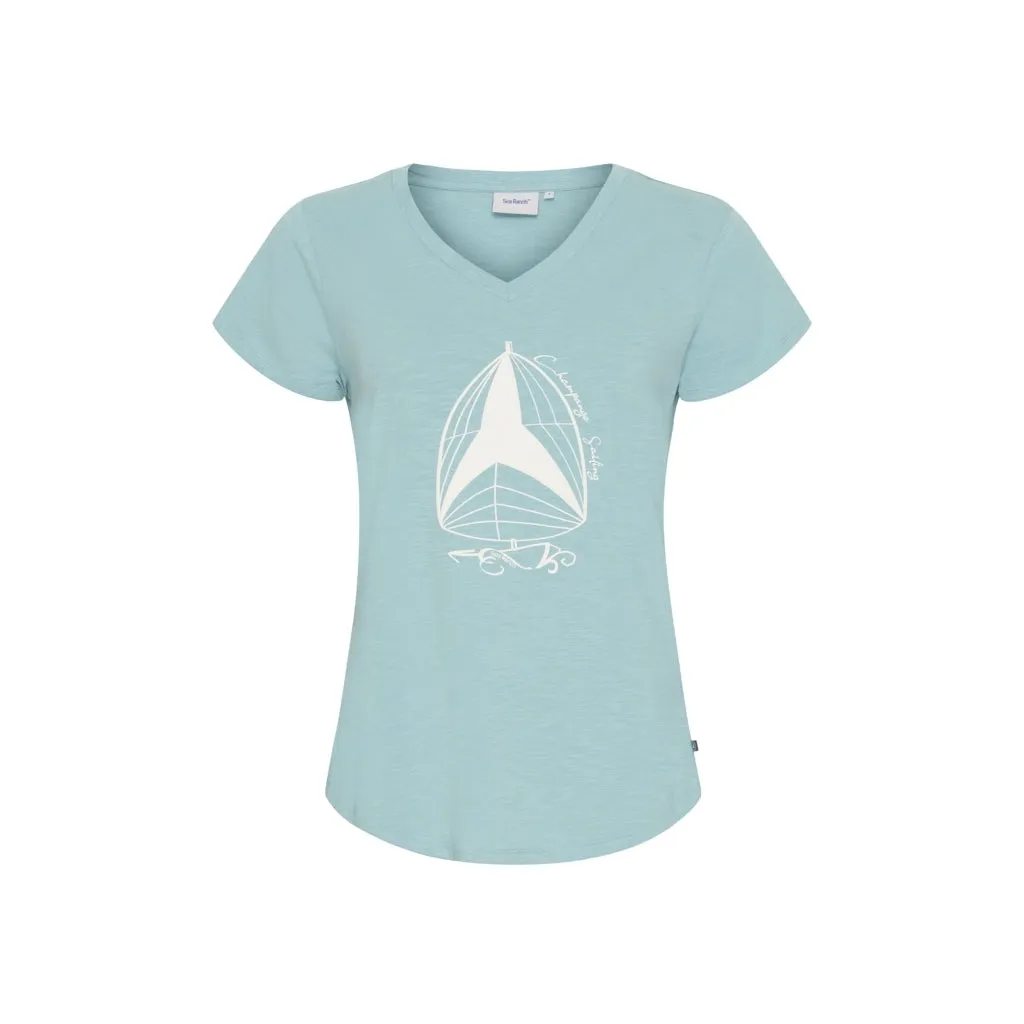 Asta Tee - Aqua Blue