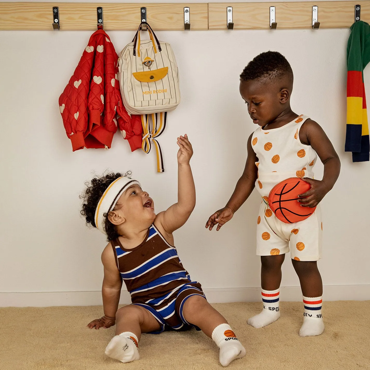 Basketball Baby Romper  - FINAL SALE