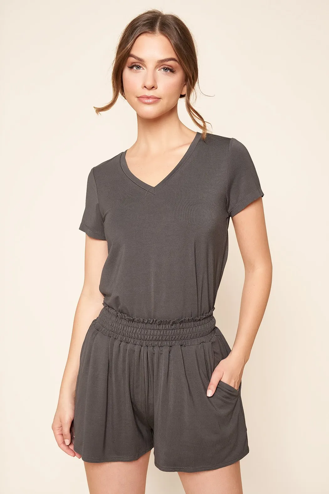 Beck Jersey Knit Smock Shorts