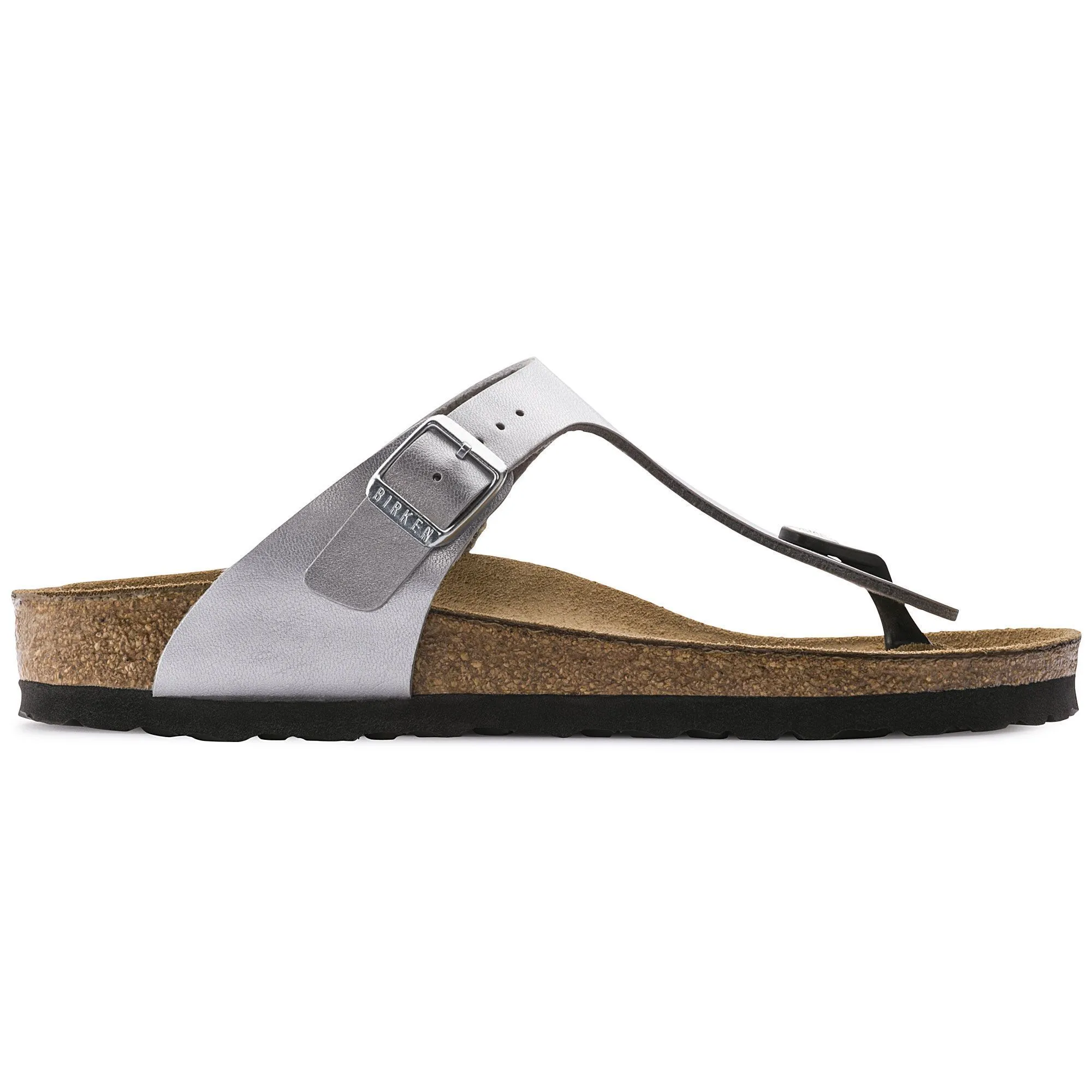 BIRKENSTOCK GIZEH SILVER BIRKO-FLOR