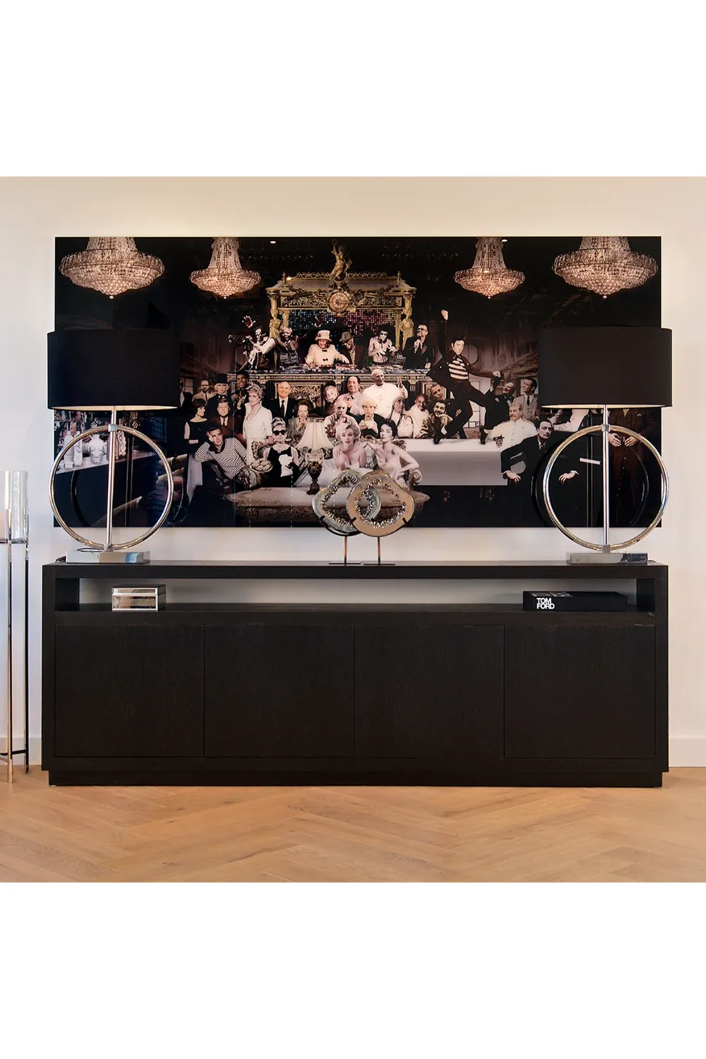 Black Wooden Sideboard | OROA Oakura