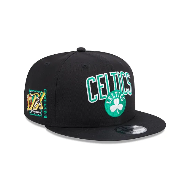 Boston Celtics NBA Flat Visor 9FIFTY Snapback