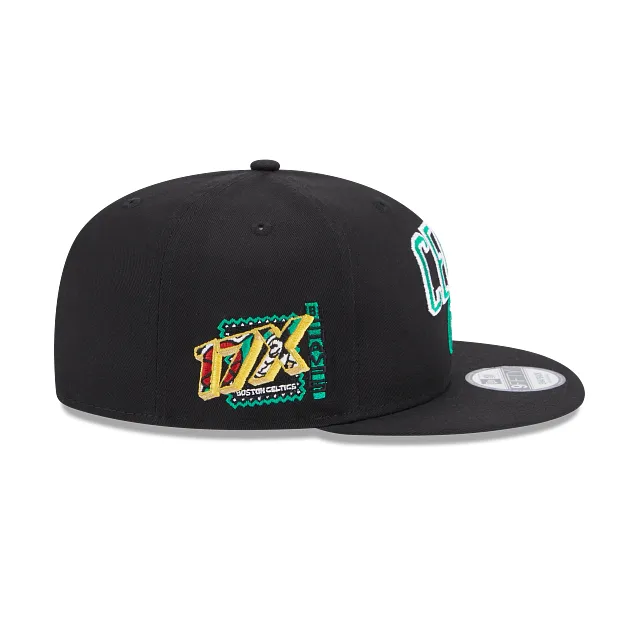 Boston Celtics NBA Flat Visor 9FIFTY Snapback