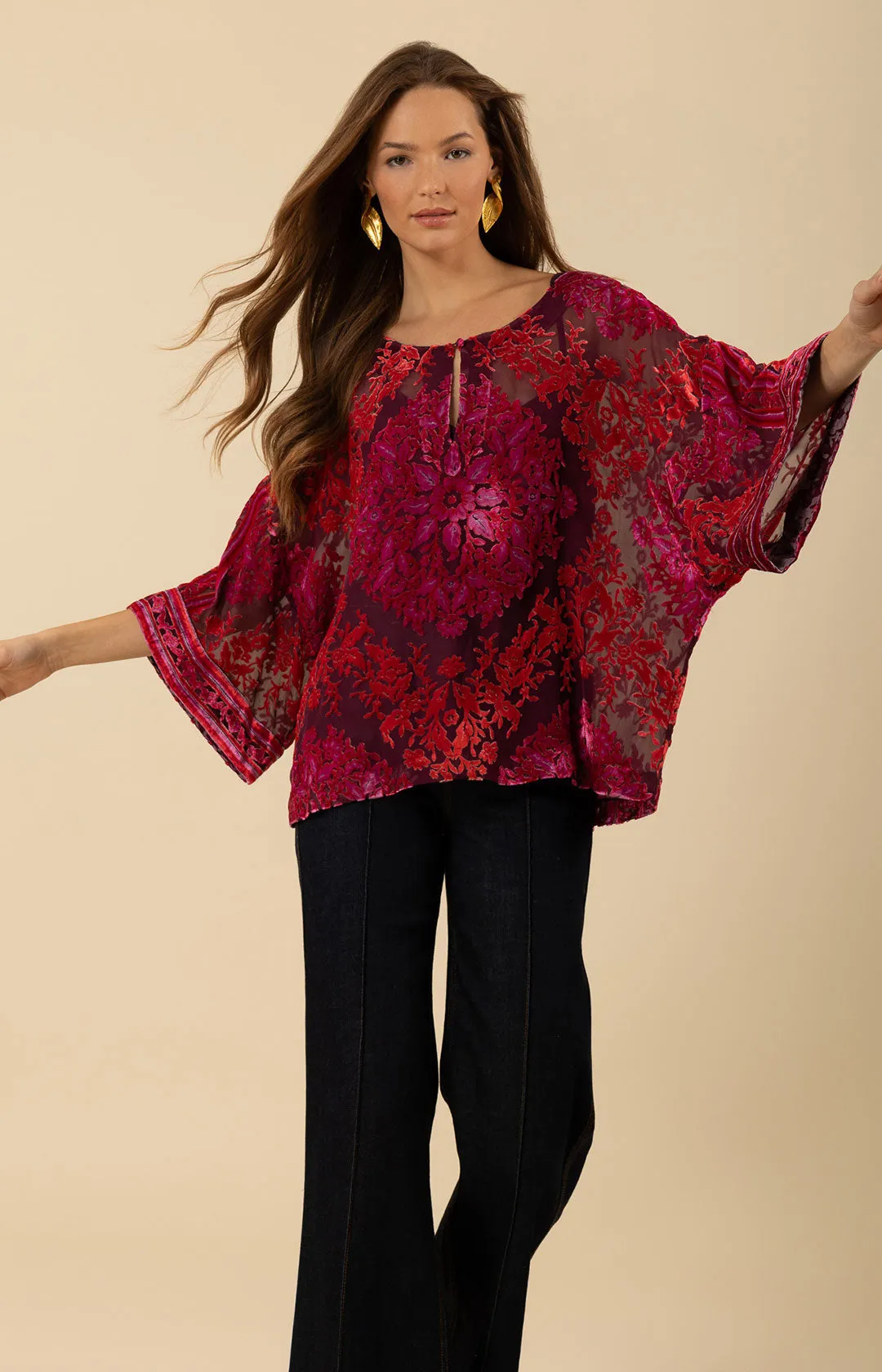 Briar Velvet Burnout Top