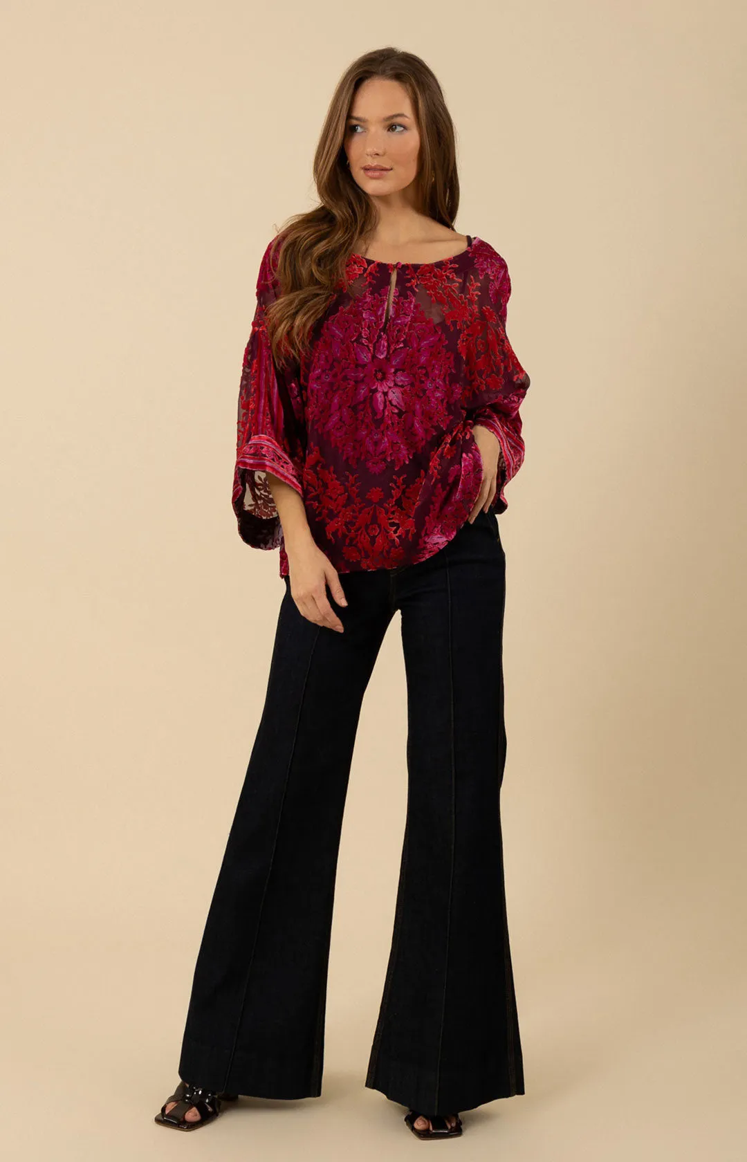 Briar Velvet Burnout Top