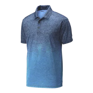 C1910 Mens Ombre Heather Polo