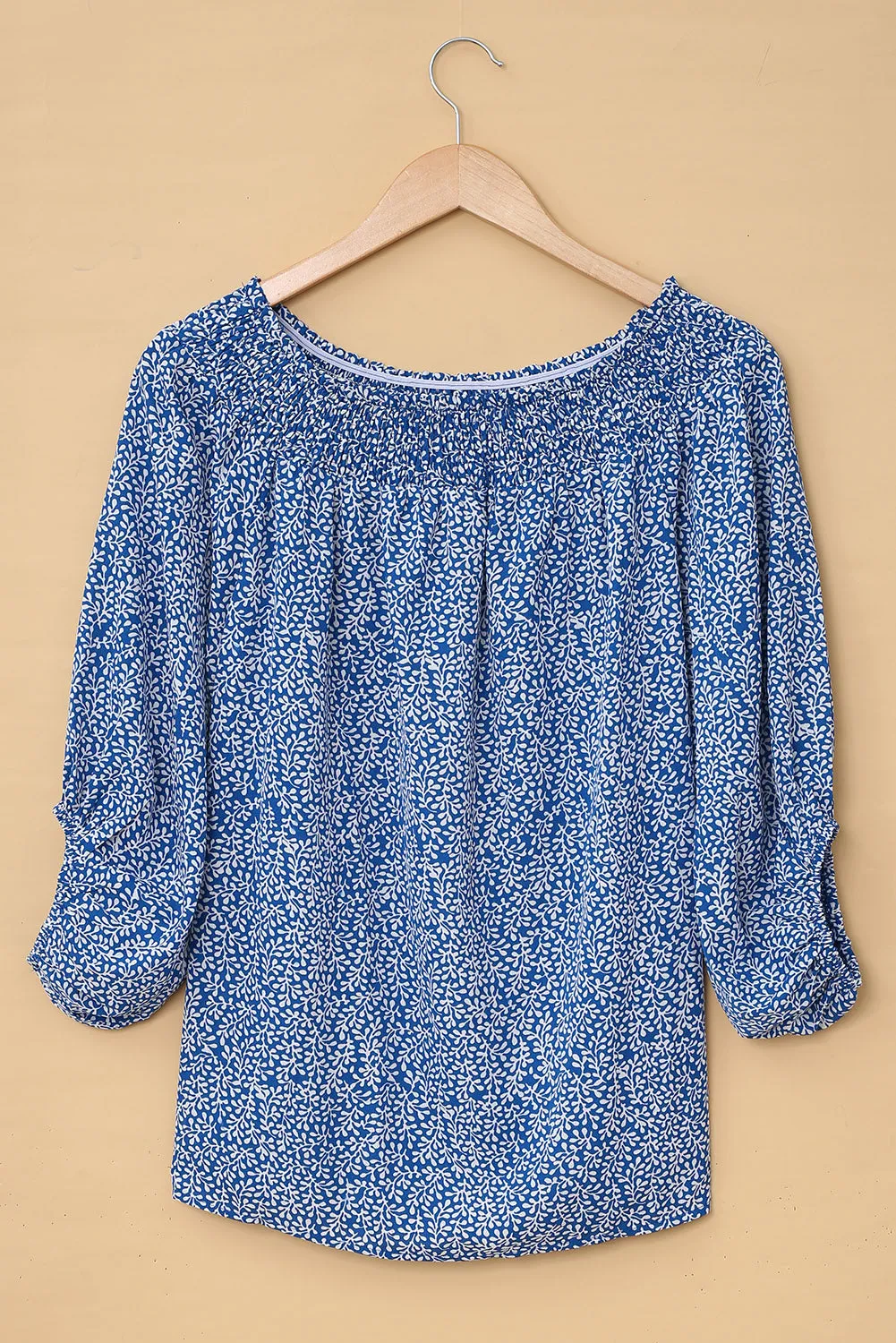 Carrier Off Shoulder Floral Blouse