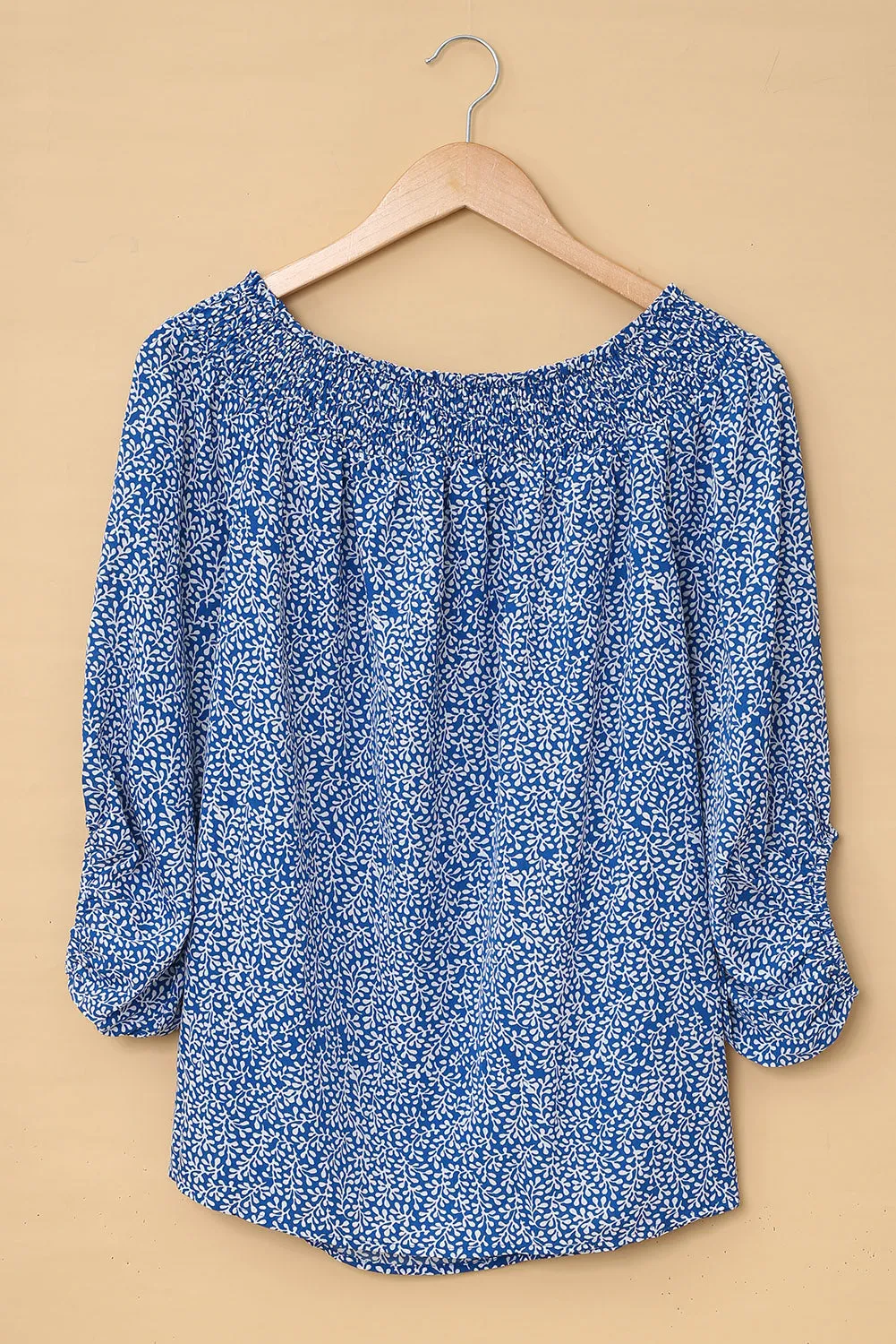 Carrier Off Shoulder Floral Blouse