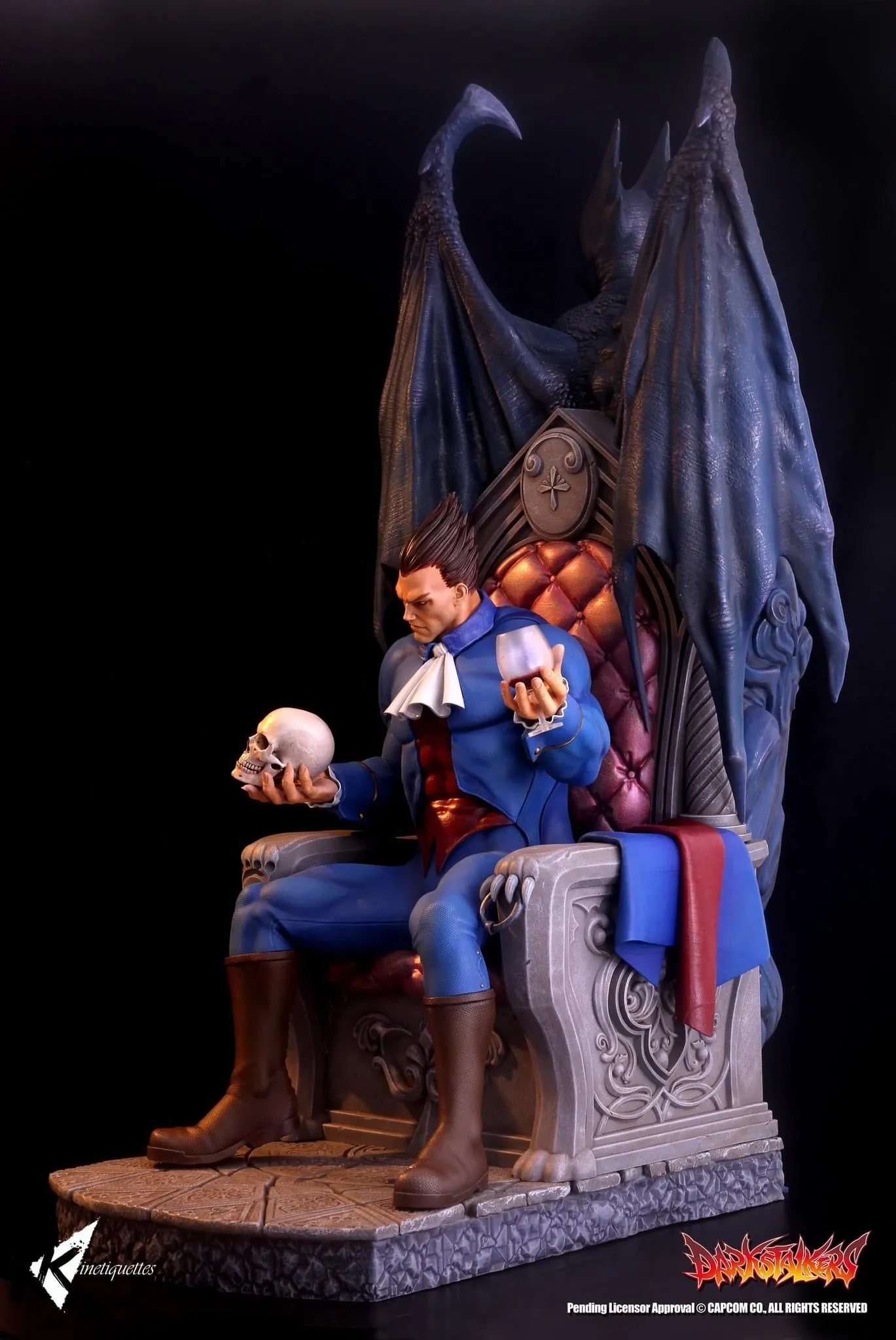 Darkstalkers - Demitri Maximoff THE RULER OF ZELTZEREICH 1/4 Scale Statue