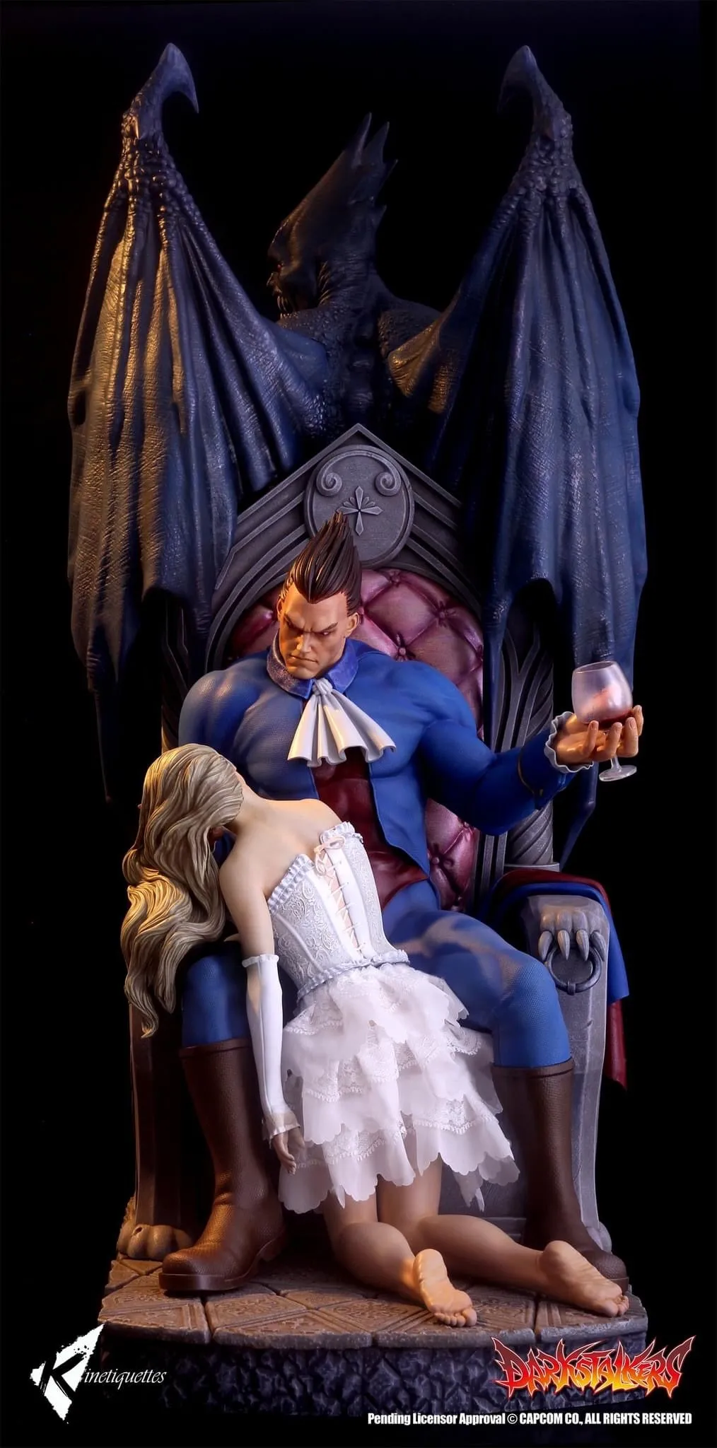 Darkstalkers - Demitri Maximoff THE RULER OF ZELTZEREICH 1/4 Scale Statue