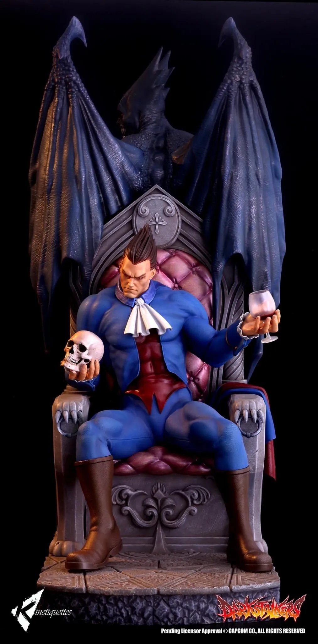 Darkstalkers - Demitri Maximoff THE RULER OF ZELTZEREICH 1/4 Scale Statue