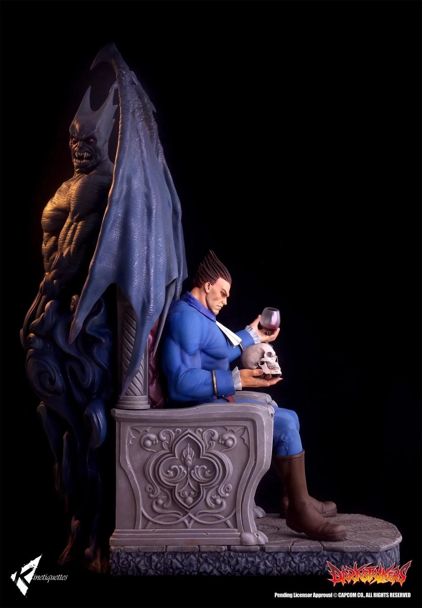 Darkstalkers - Demitri Maximoff THE RULER OF ZELTZEREICH 1/4 Scale Statue