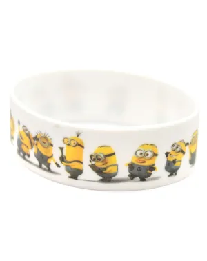 Despicable Me 2 Minions White Rubber Wristband