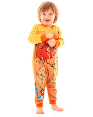 Disney The Lion King Simba and Nala Characters Boy's Onesie Kids Sleep Suit