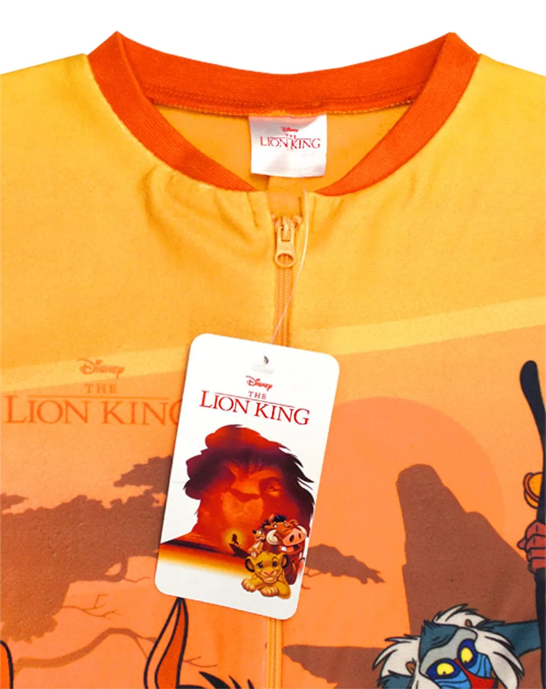 Disney The Lion King Simba and Nala Characters Boy's Onesie Kids Sleep Suit