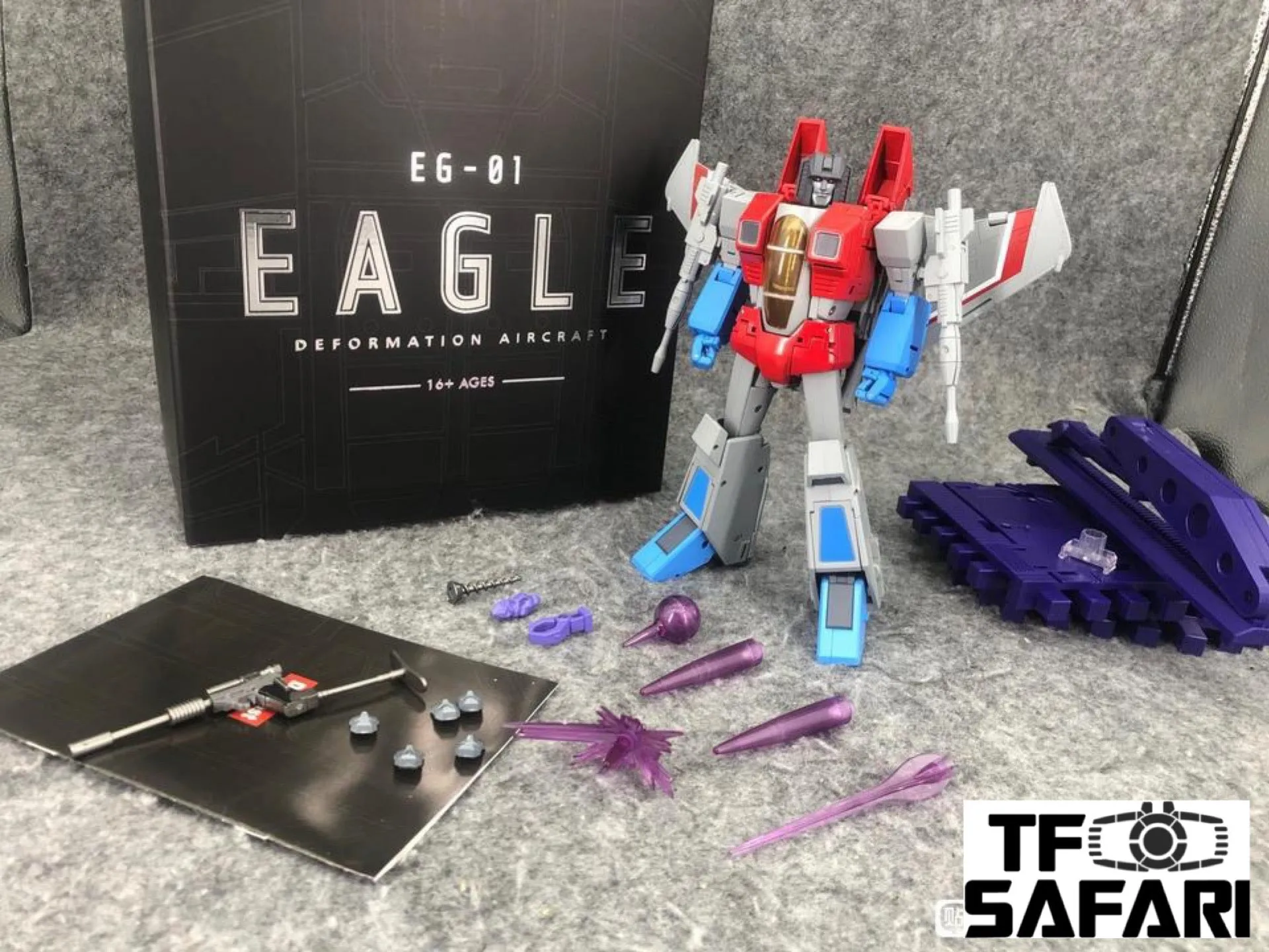 Eagle EG01 EG-01 Not MP52 MP-52 (Upgraded Version Starscream) 25cm / 10"