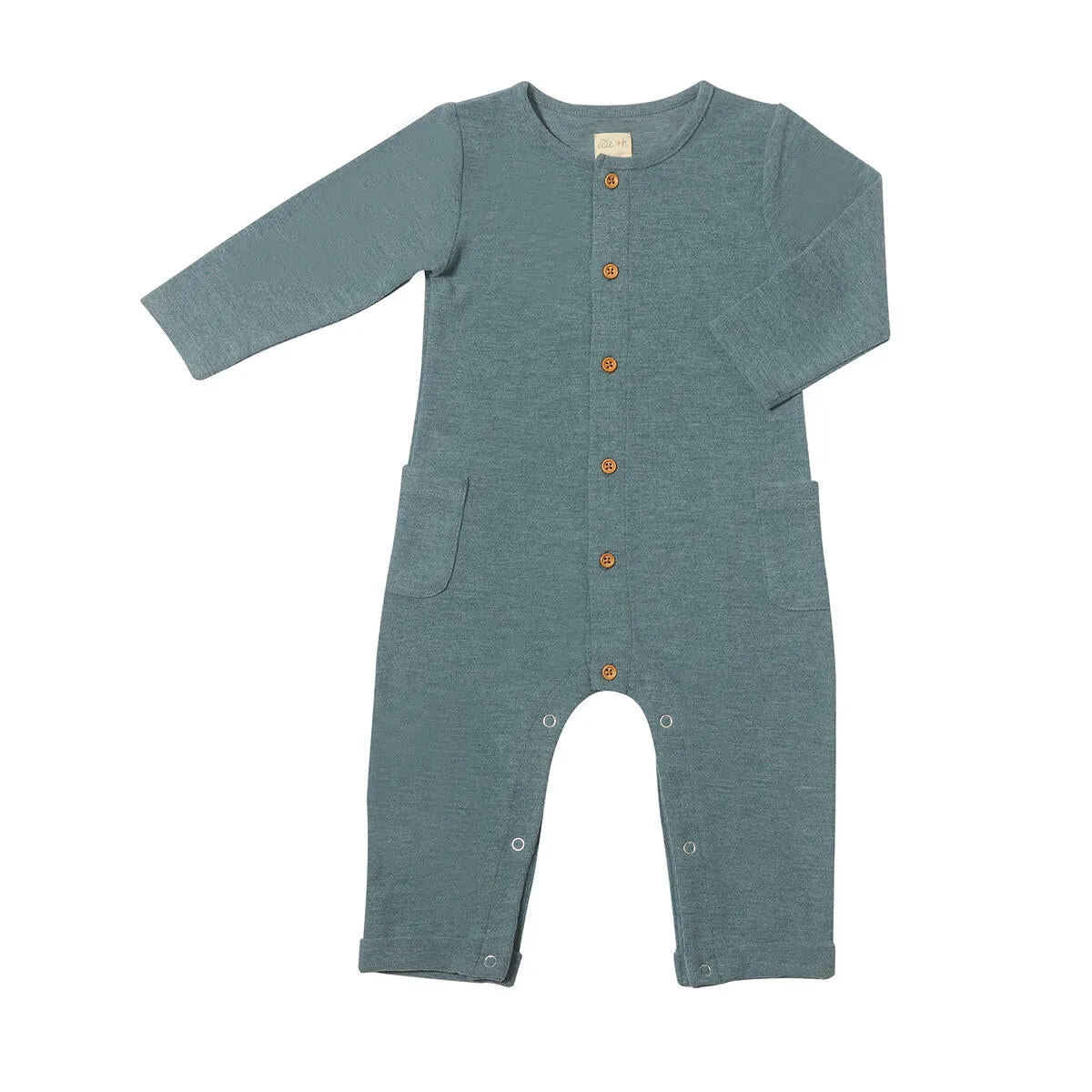 Ettie   H - Pocket Romper - Dusk Blue