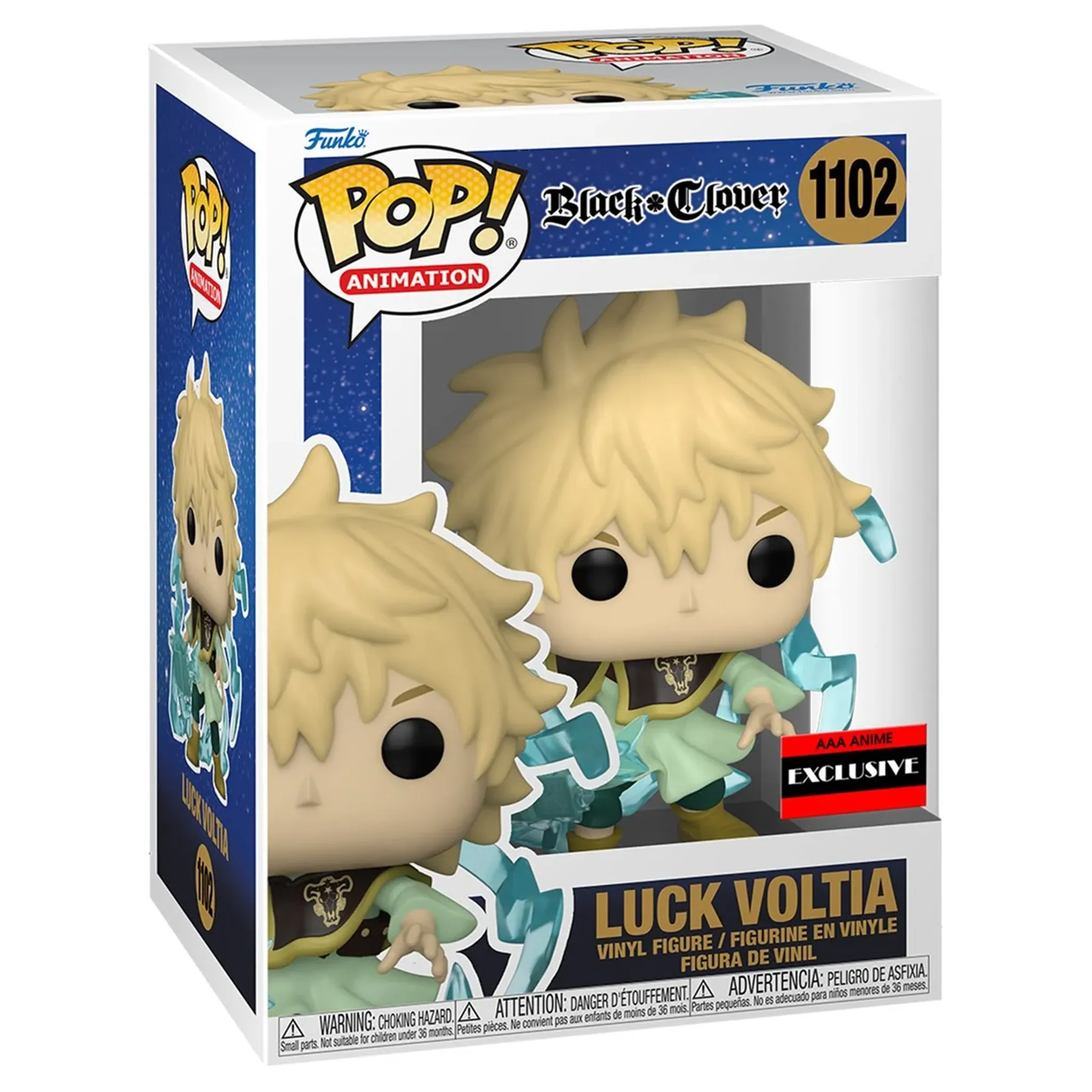 Funko POP! Luck Voltia Black Clover #1102 [AAA Anime Exclusive]