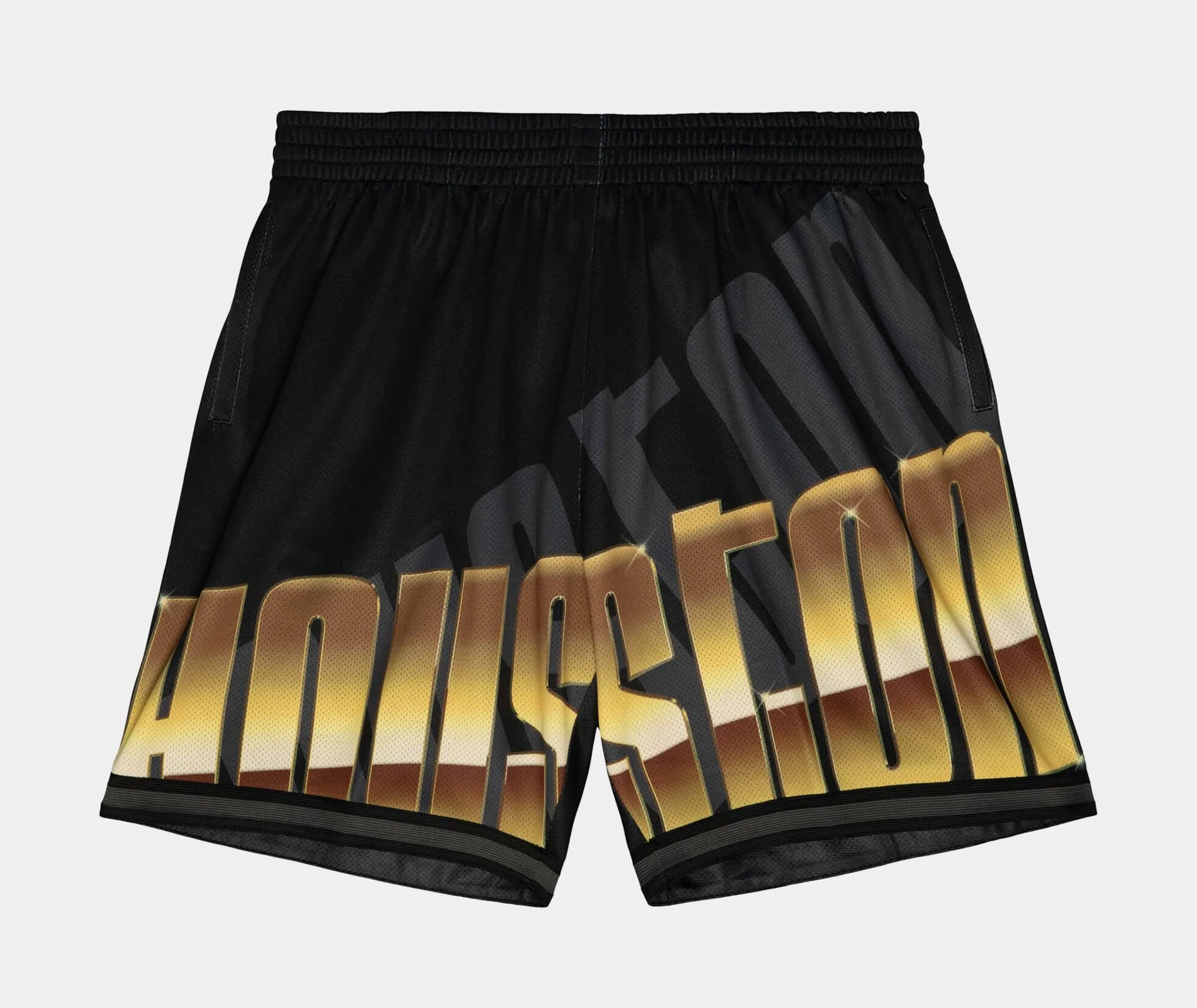 Houston Rockets Big Face 4.0 Shorts Mens Shorts (Black)