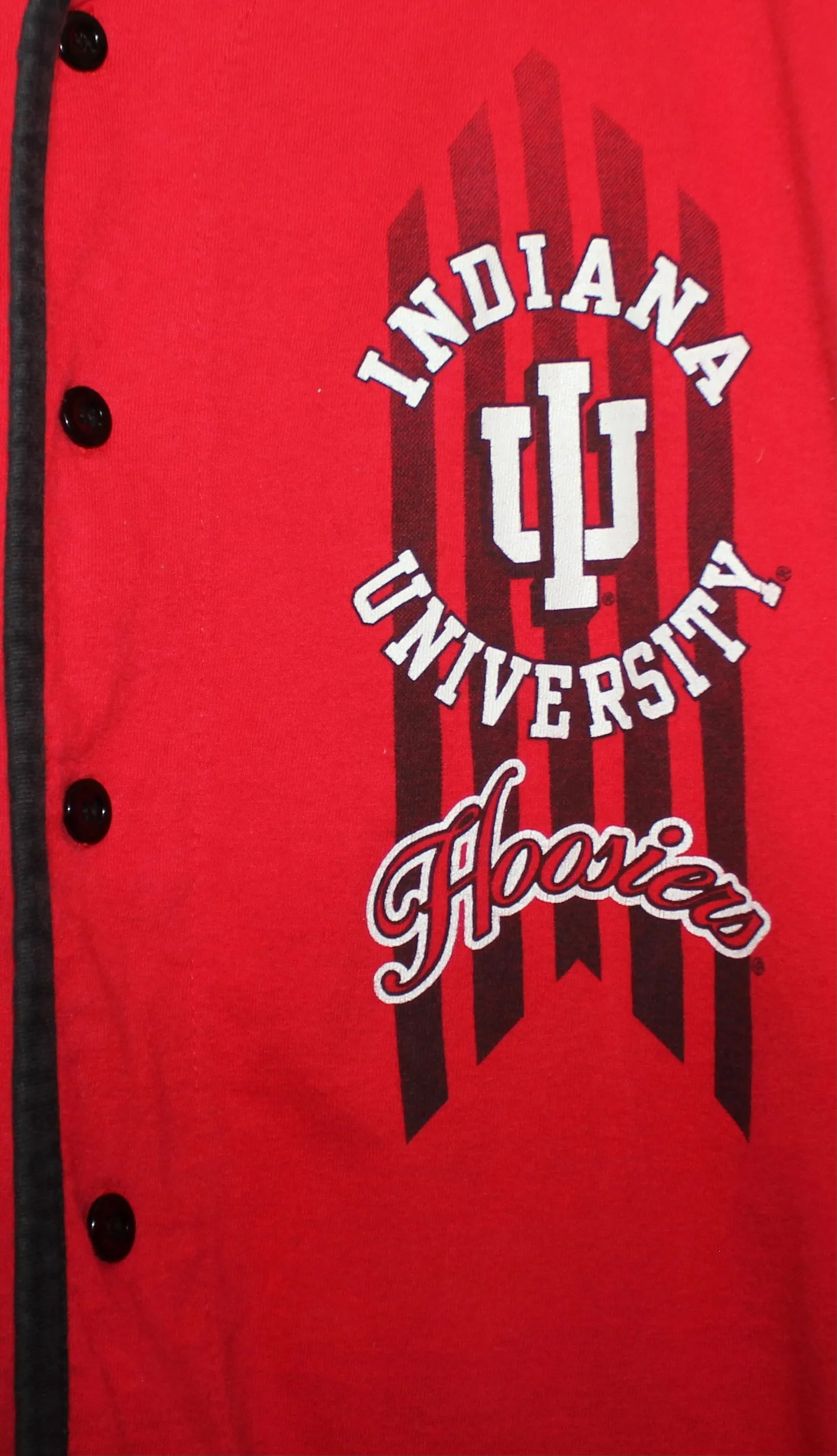 Indiana University Hoosiers Button-Up Jersey: M