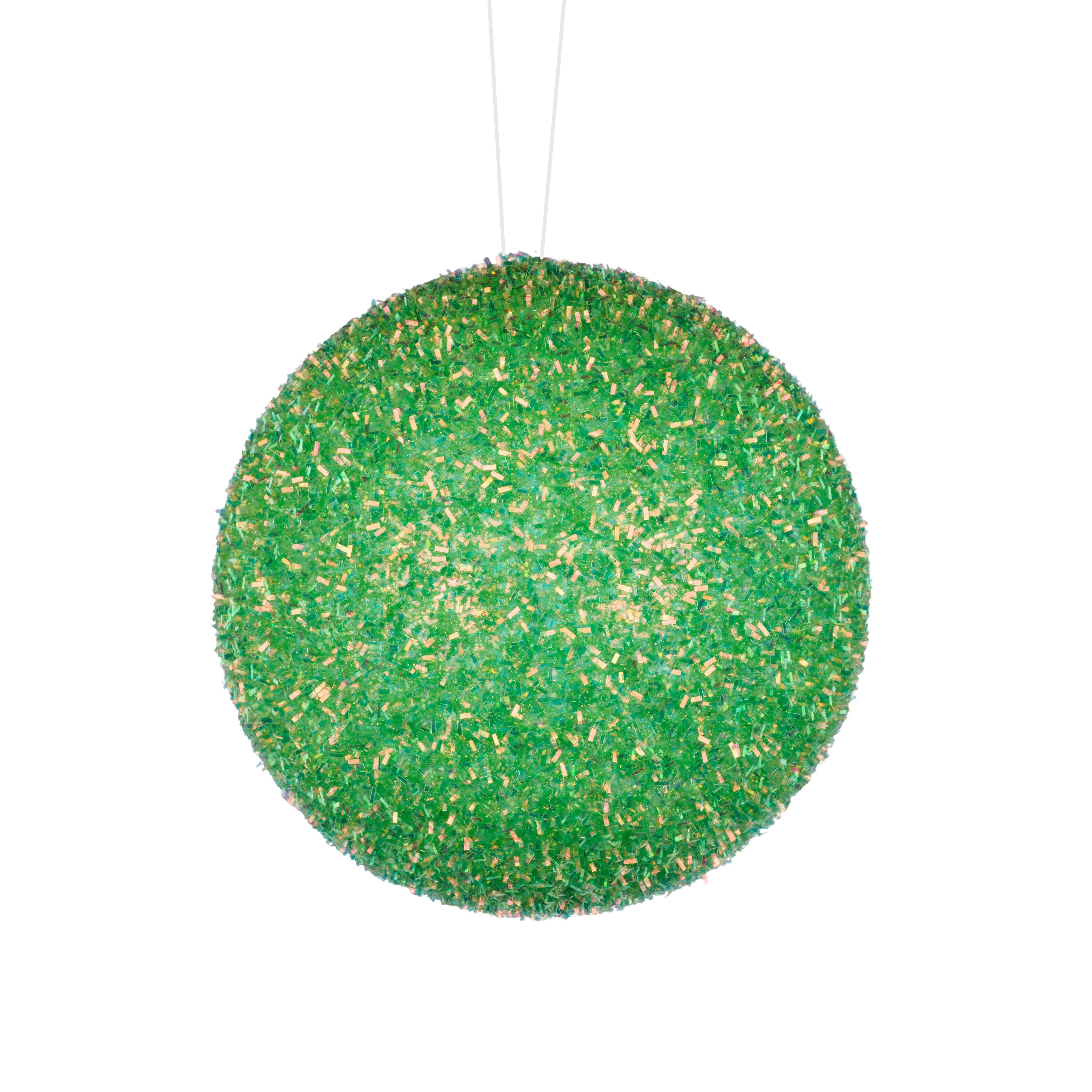 Iridescent Glitter Ball, Green