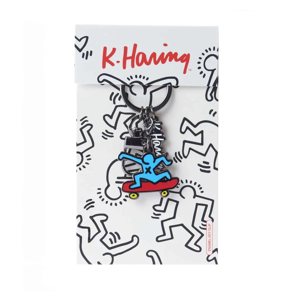 Jean-Michel Basquiat Keyring Skateborder