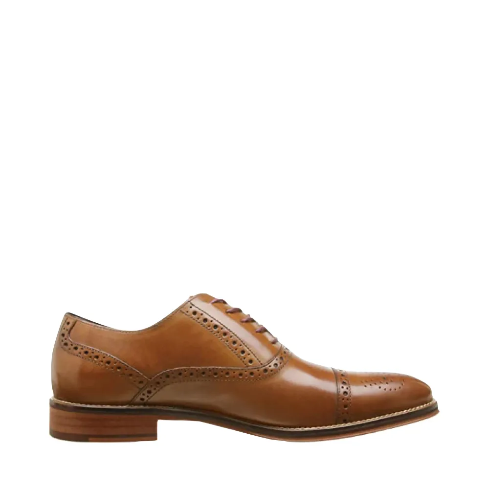 Johnston & Murphy Men's Conard 2.0 Cap Toe Oxford in Tan