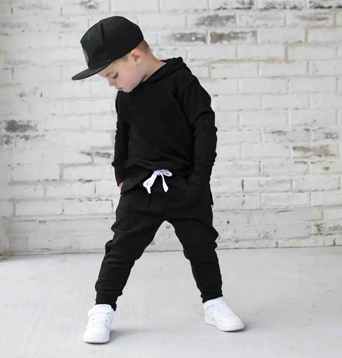 Little Bipsy - Everyday Jersey Joggers in Black