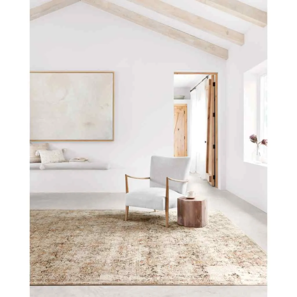 Loloi Theia Collection Taupe / Gold Rug THE-02