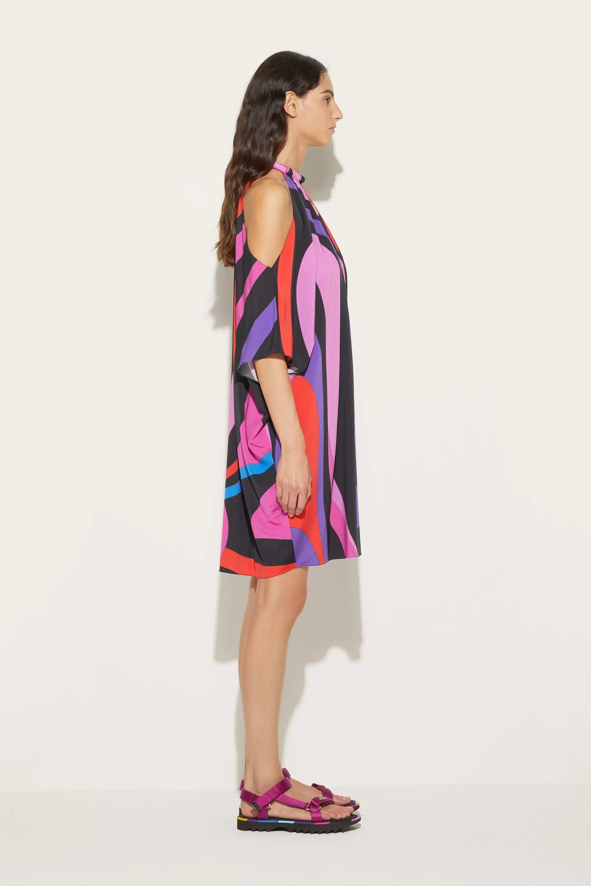 Marmo-Print Kaftan