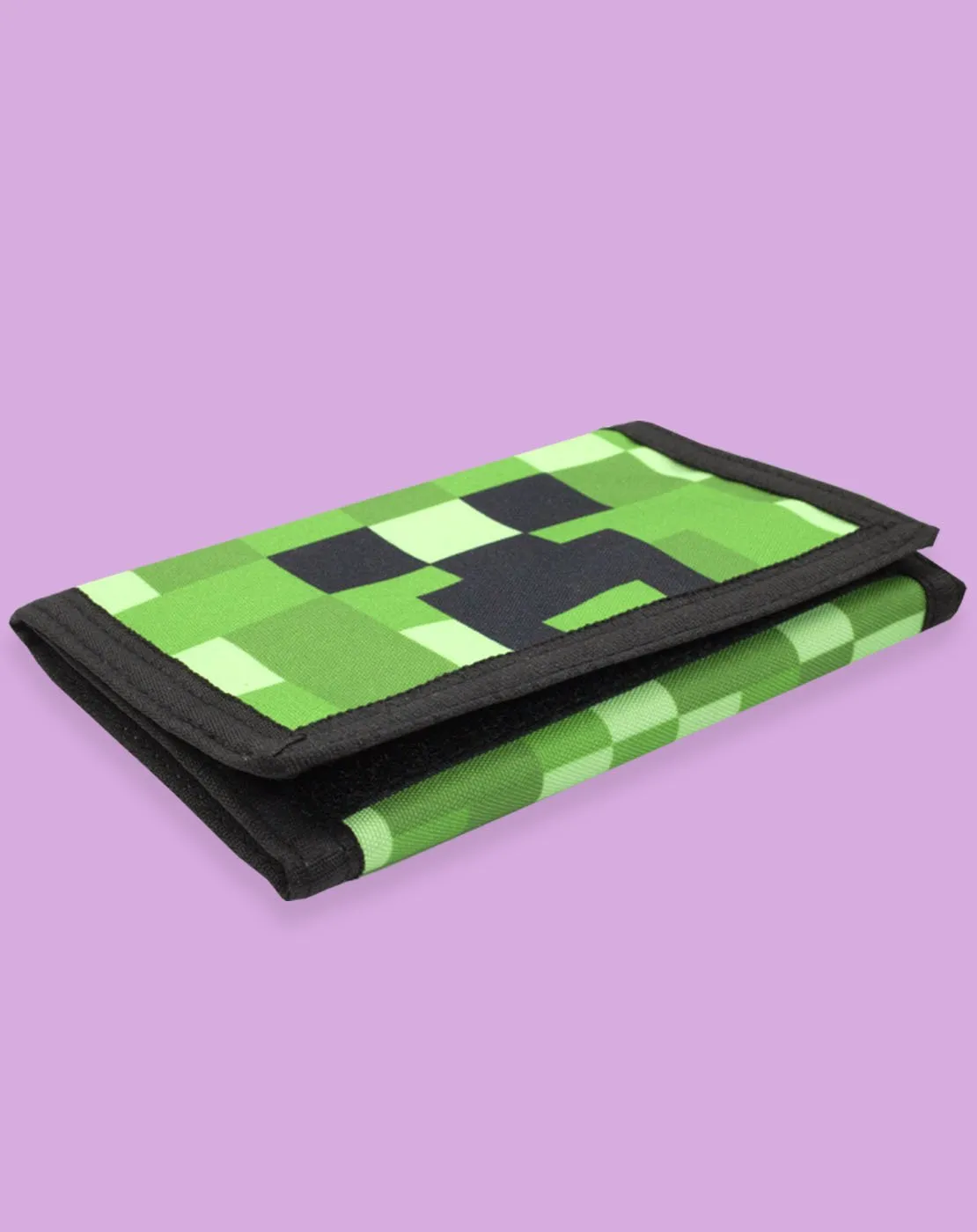 Minecraft Creeper Face Wallet 15cm x 10cm