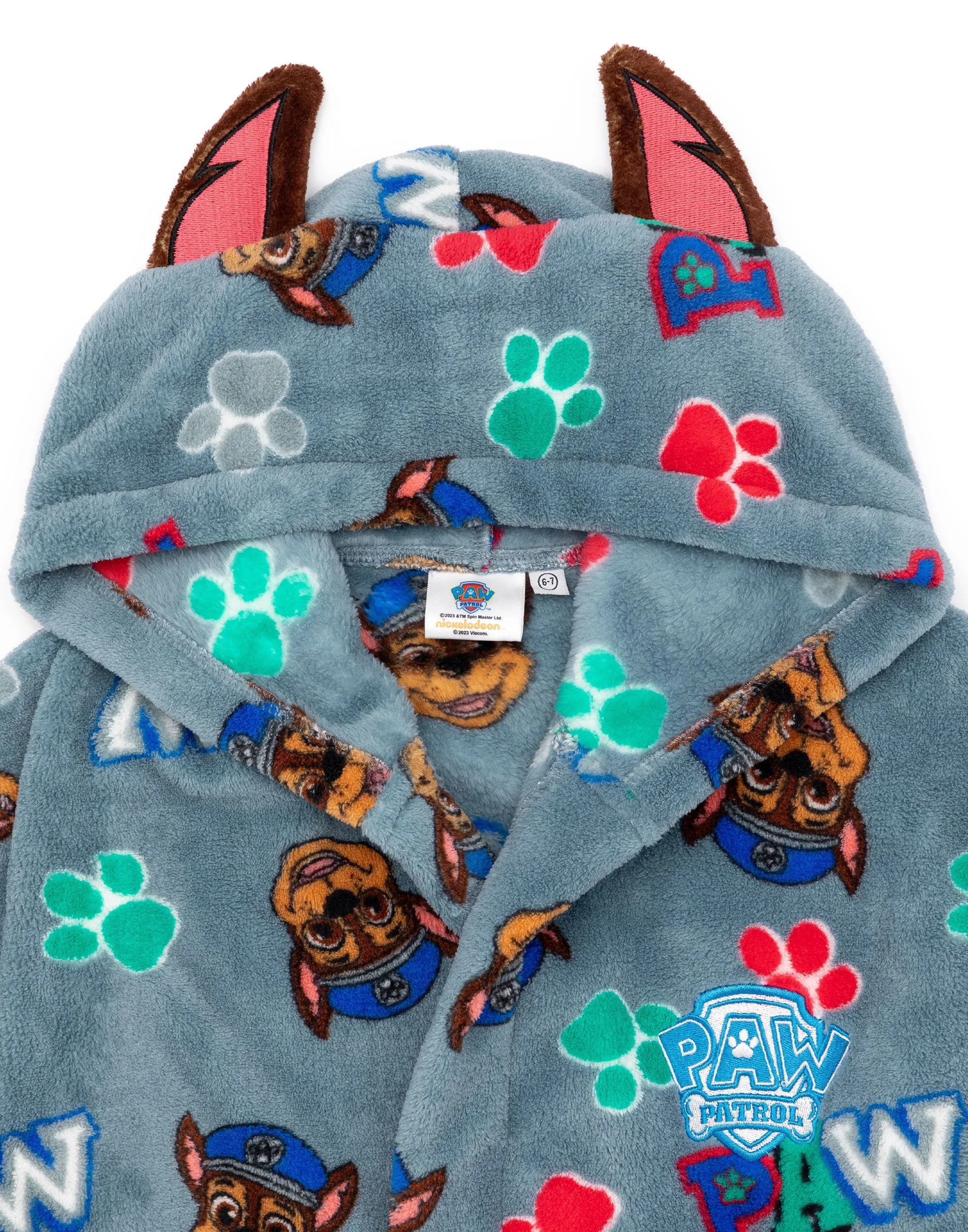 PAW Patrol Boys Blue Hooded Bathrobe