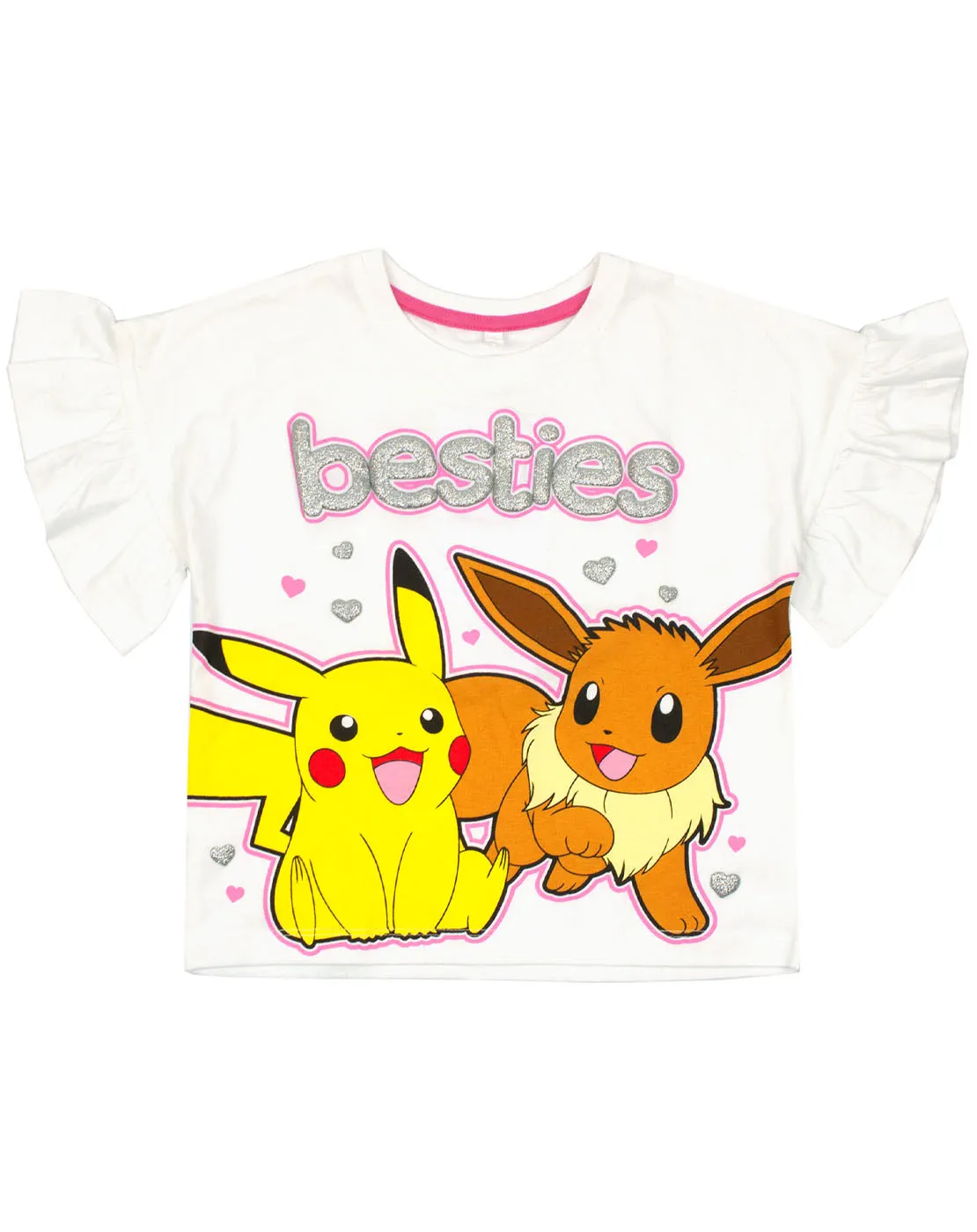 Pokemon Besties Pikachu Eevee Girls Long Pyjamas