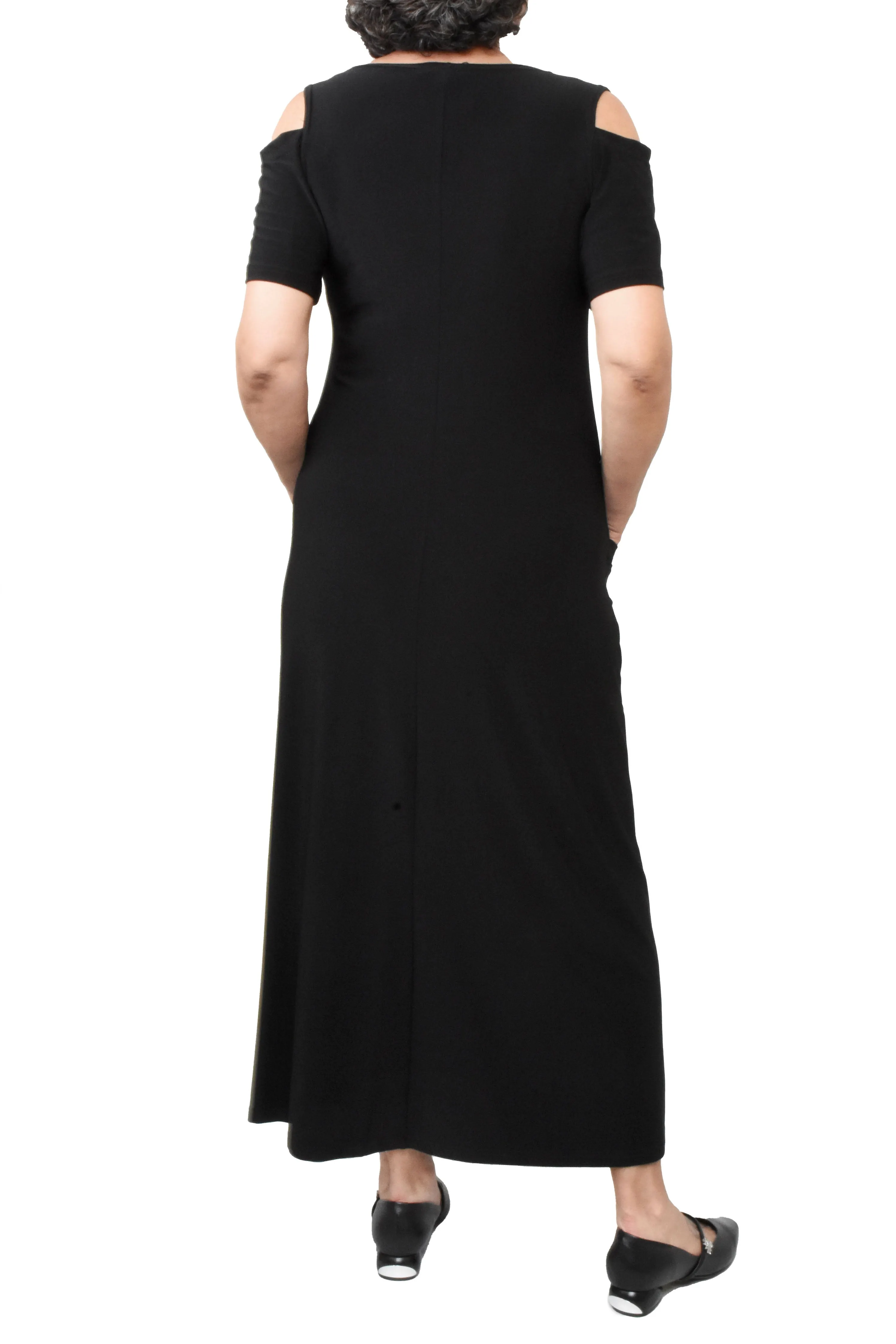 Robe Noire -RN839 | Black Dress  -RN839