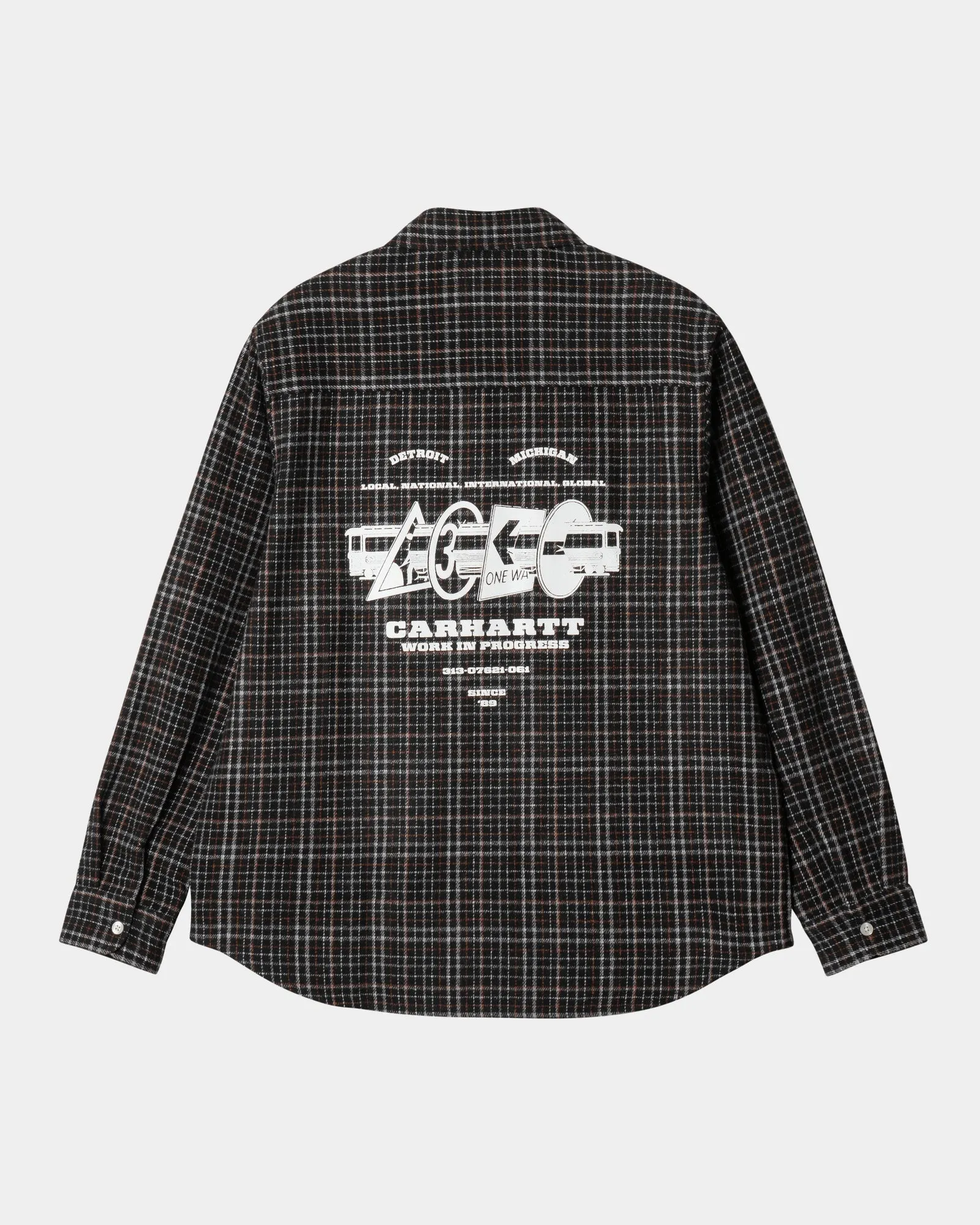 Runaway Millett Check Shirt | Black / Wax