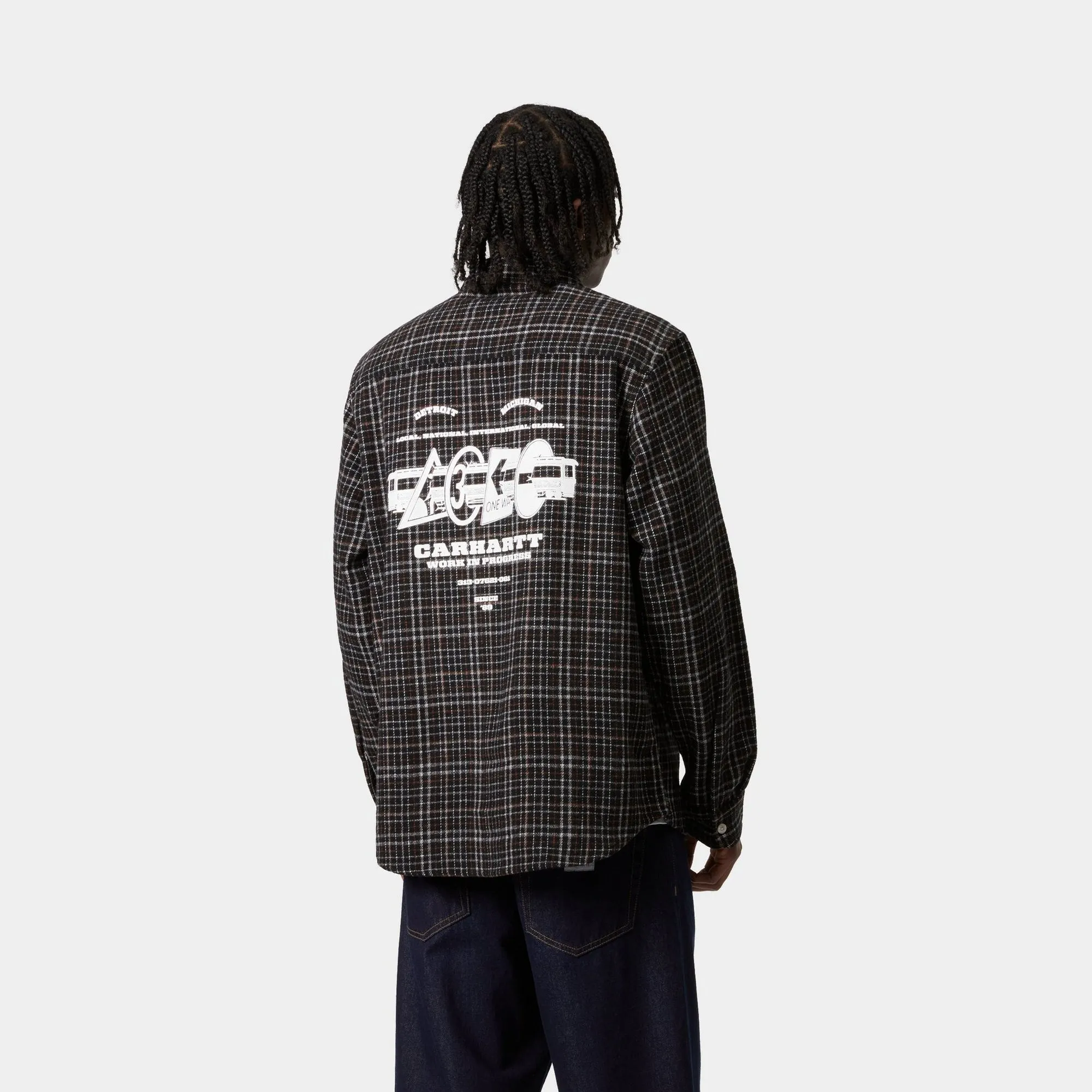 Runaway Millett Check Shirt | Black / Wax