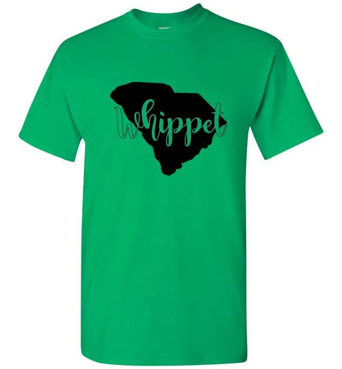 SC Whippet Gildan SS Unisex Adult & Youth Unisex TShirt Black Print