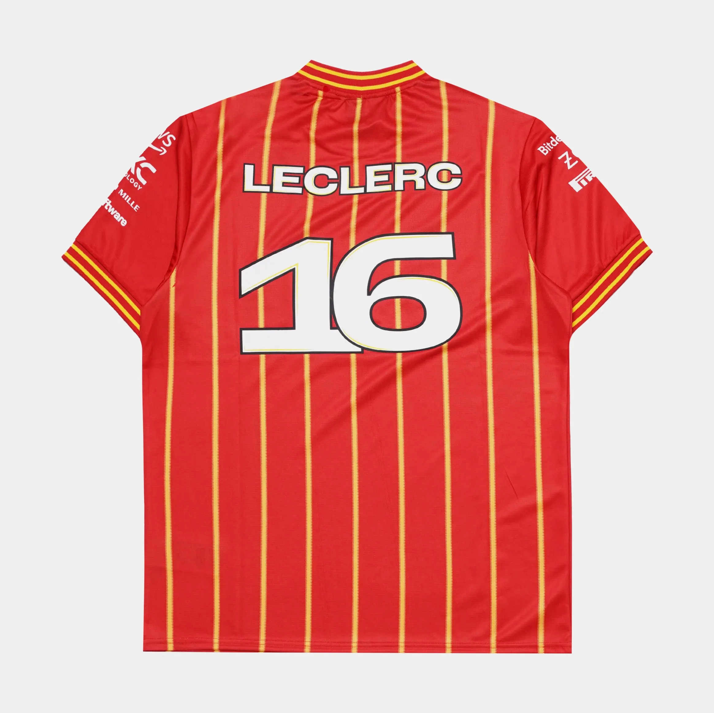 Scuderia Ferrari Replica Hockey Leclerc Mens Jersey (Red/White)