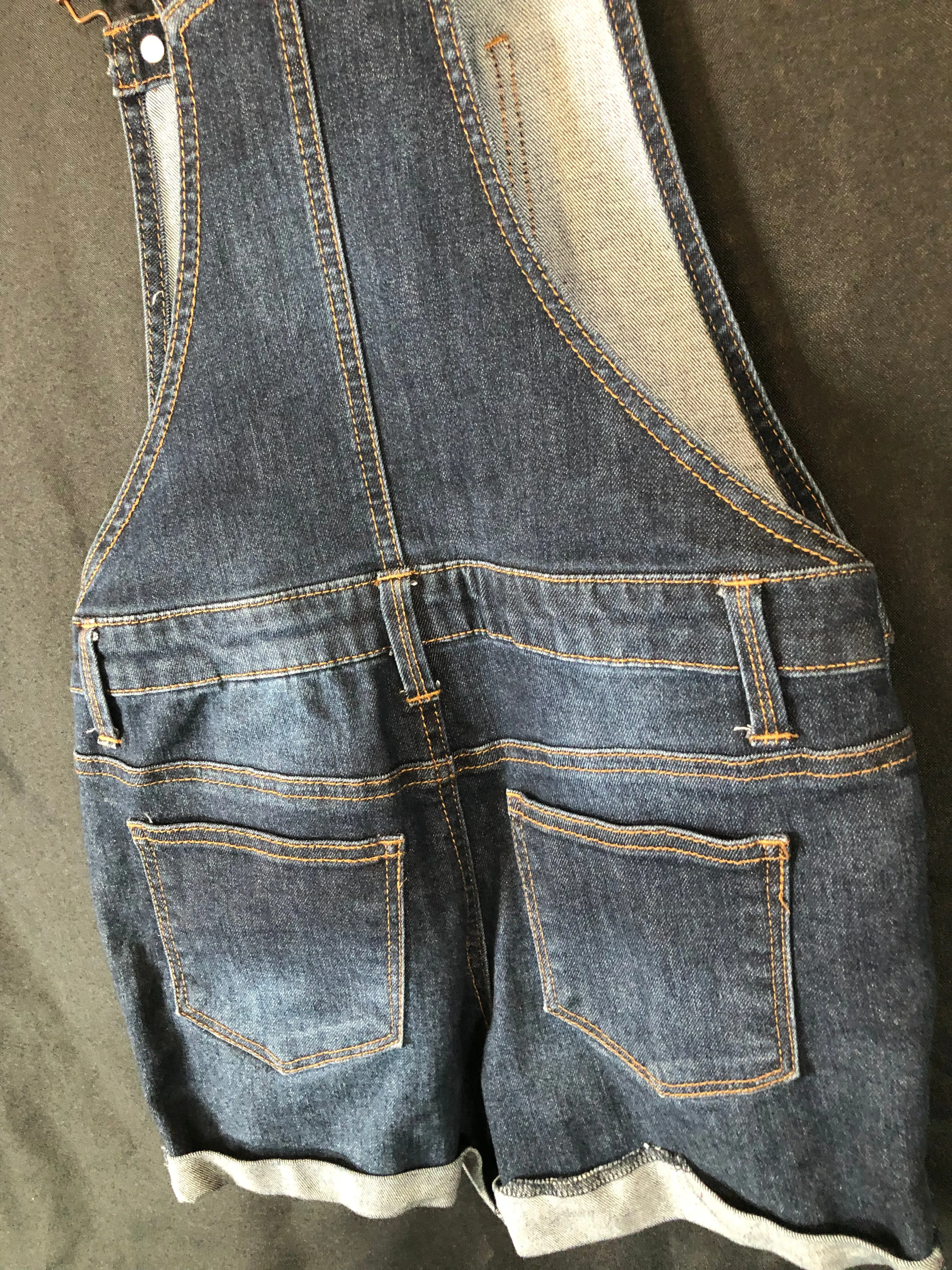 SO Jean Bib Shorts Girls size 8