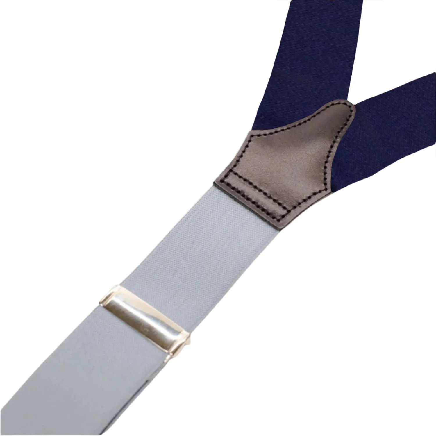 Sovereign Grade Plain Navy Braces