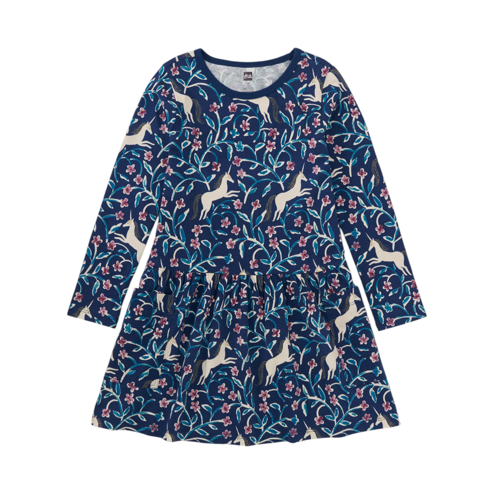 Tea LS Pocket Dress