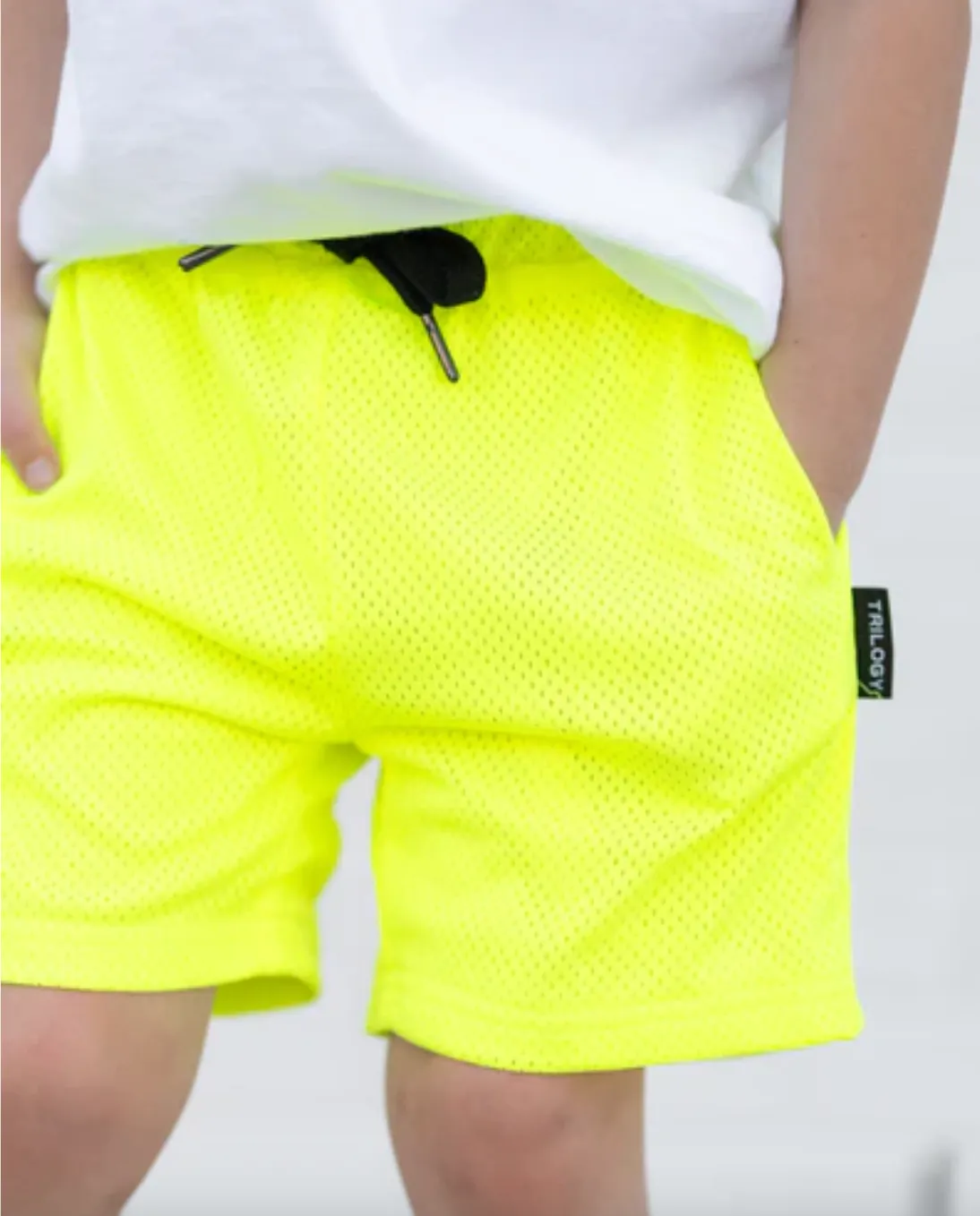 Trilogy Design Co - Gym Shorts in Neon Yellow