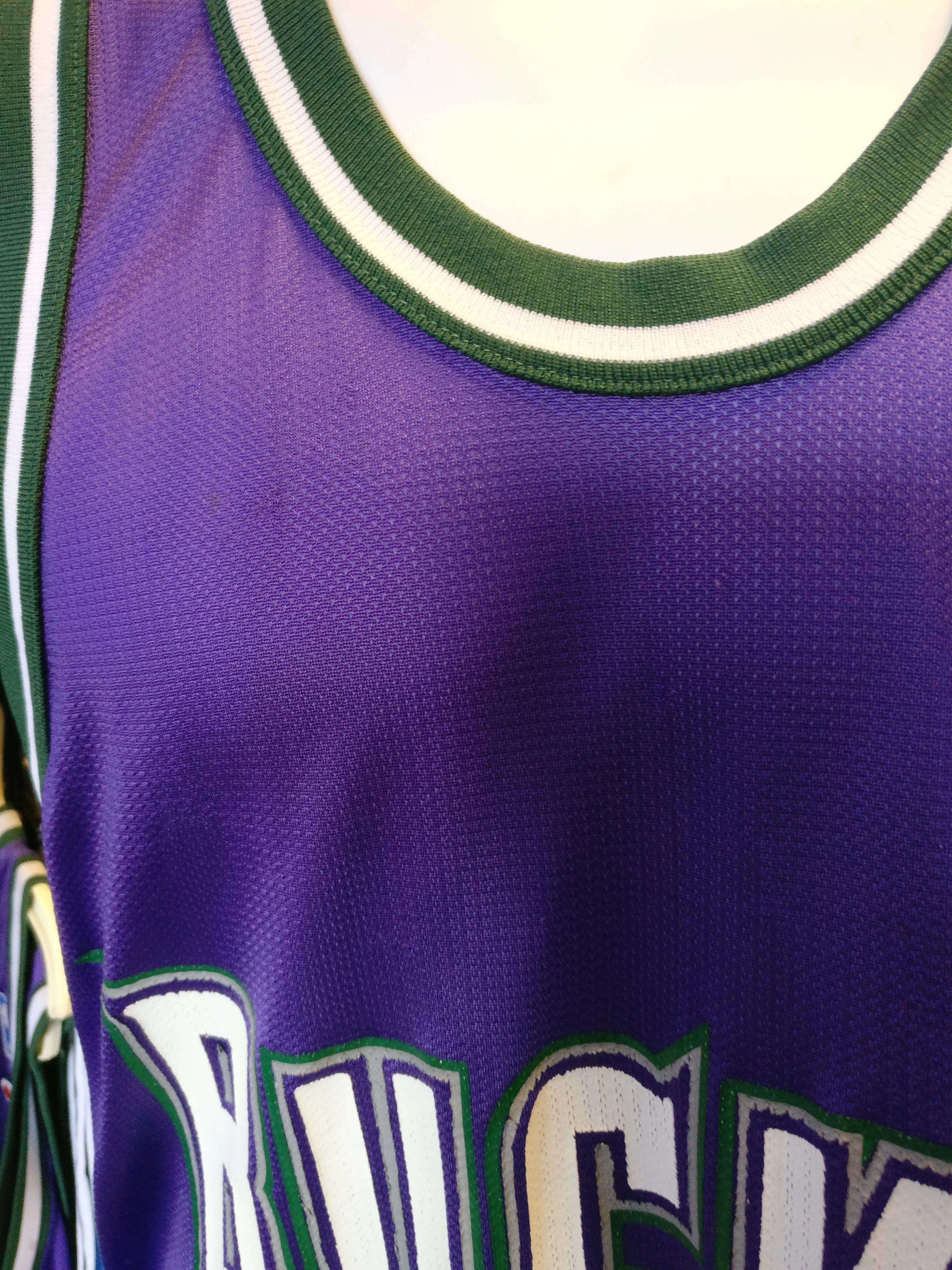 Vintage #13 GLENN ROBINSON Milwaukee Bucks NBA Champion Jersey 40