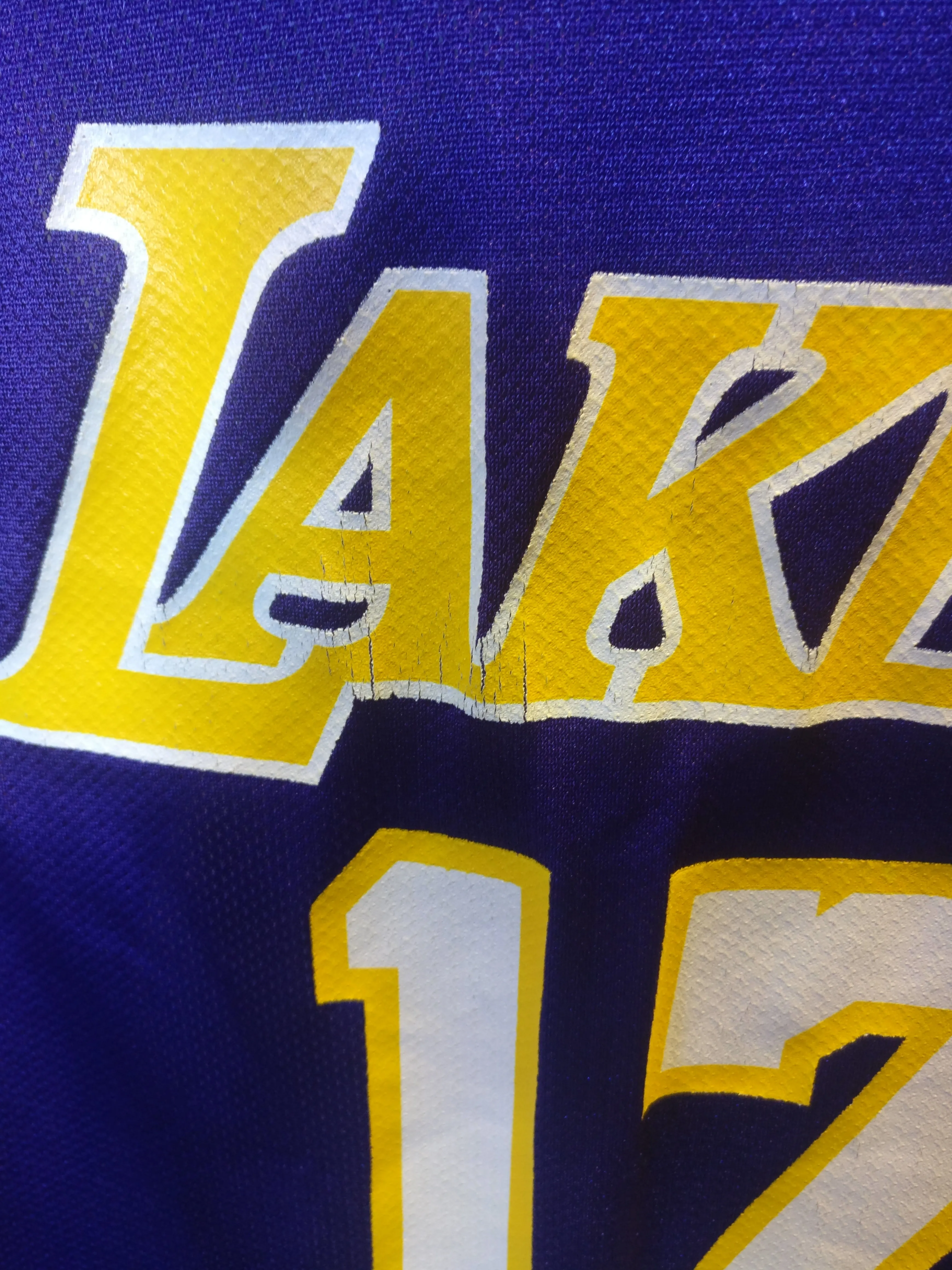 Vintage #17 RICK FOX Los Angeles Lakers NBA Reebok Jersey L